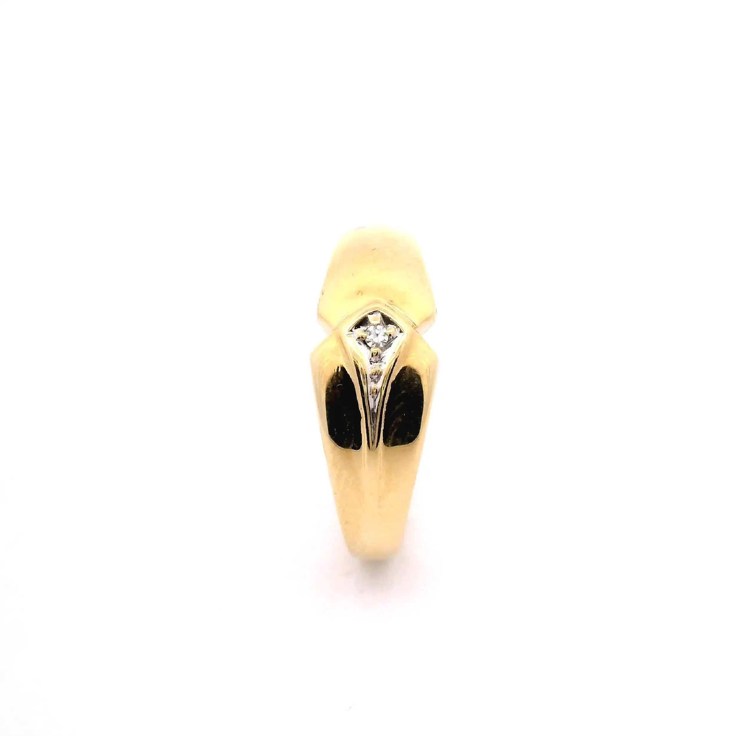 Ring Bicolor mit Diamant Ring Bicolor mit Diamant