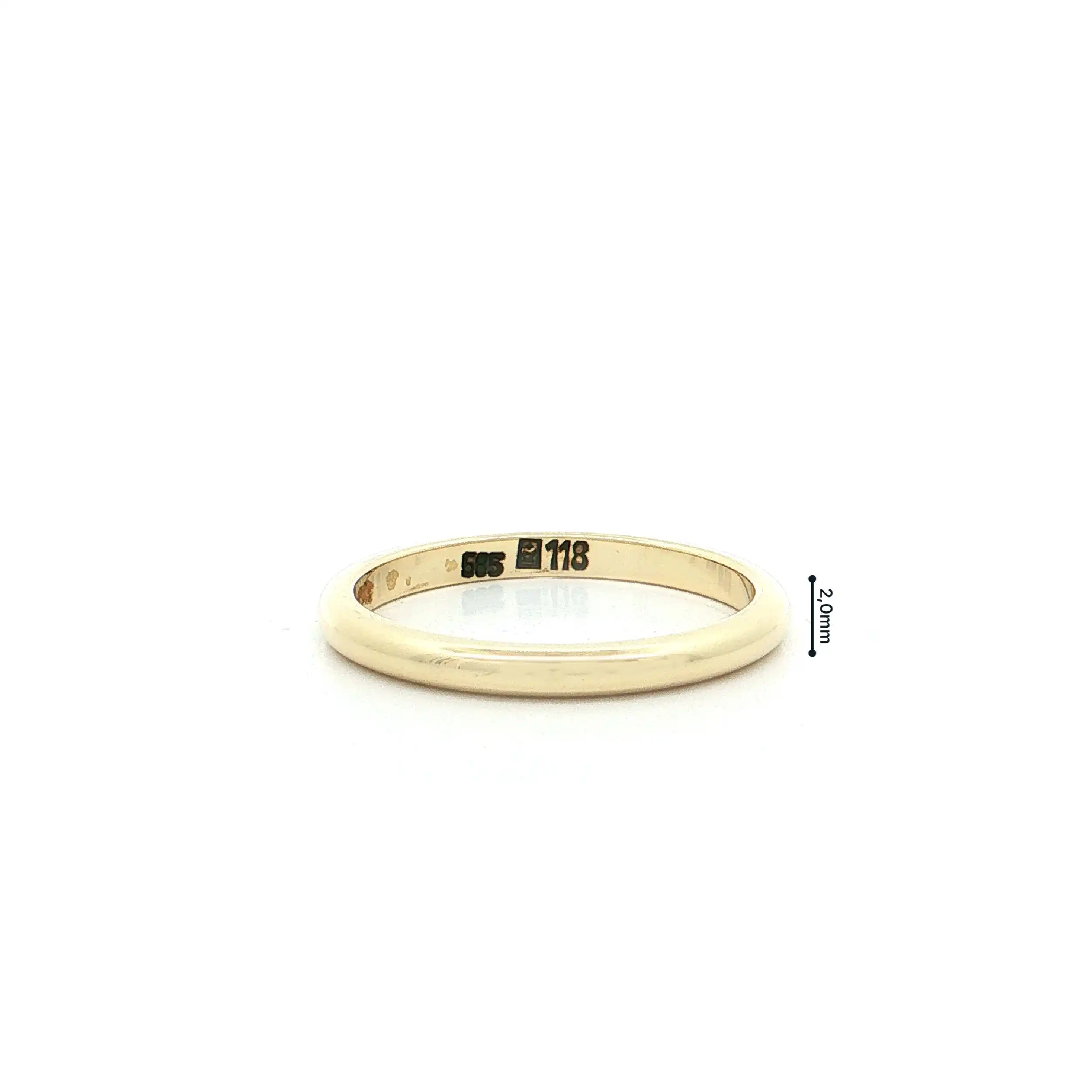 Trauring Gelbgold schlicht Trauring Gelbgold schlicht