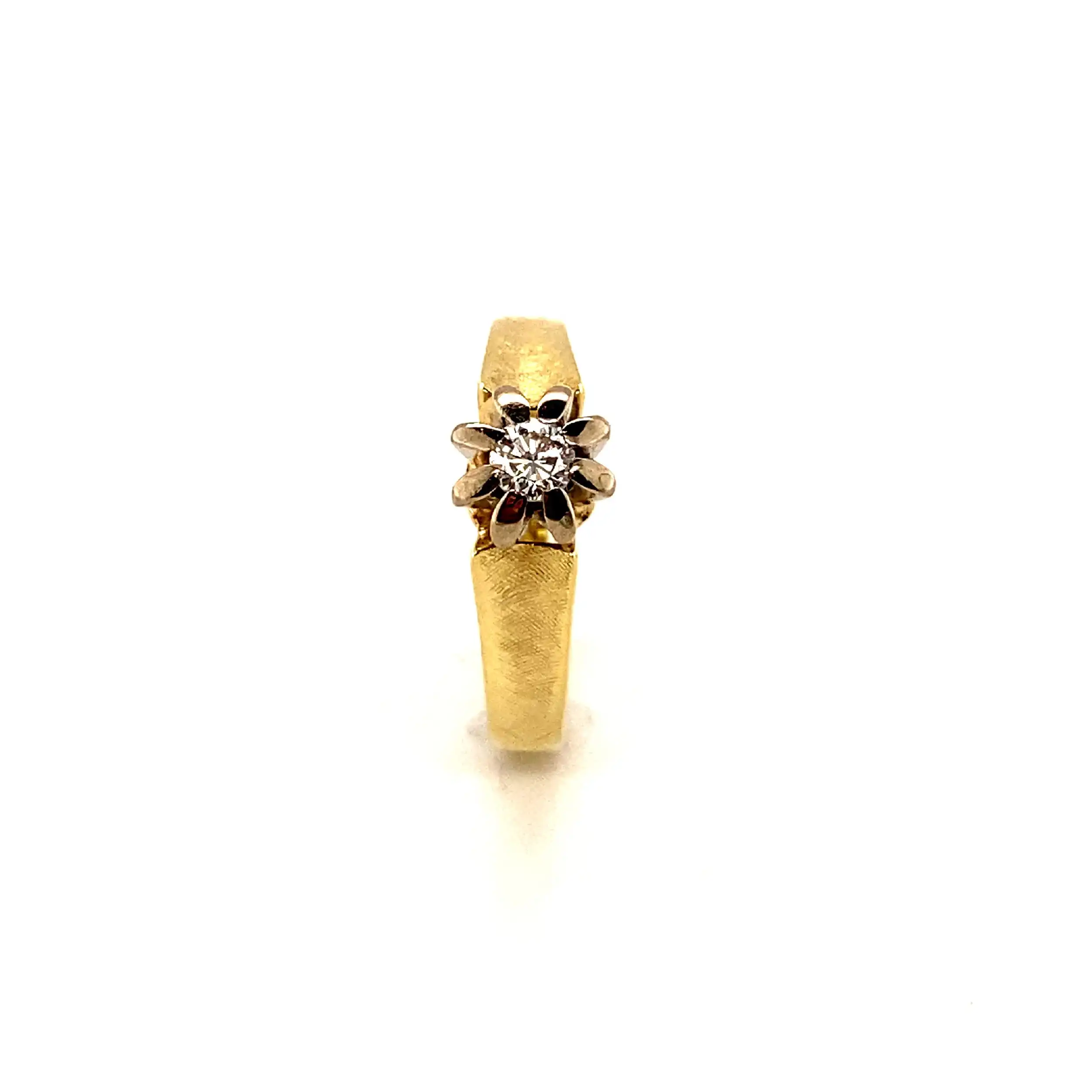 Ring Gelbgold mit Brillant