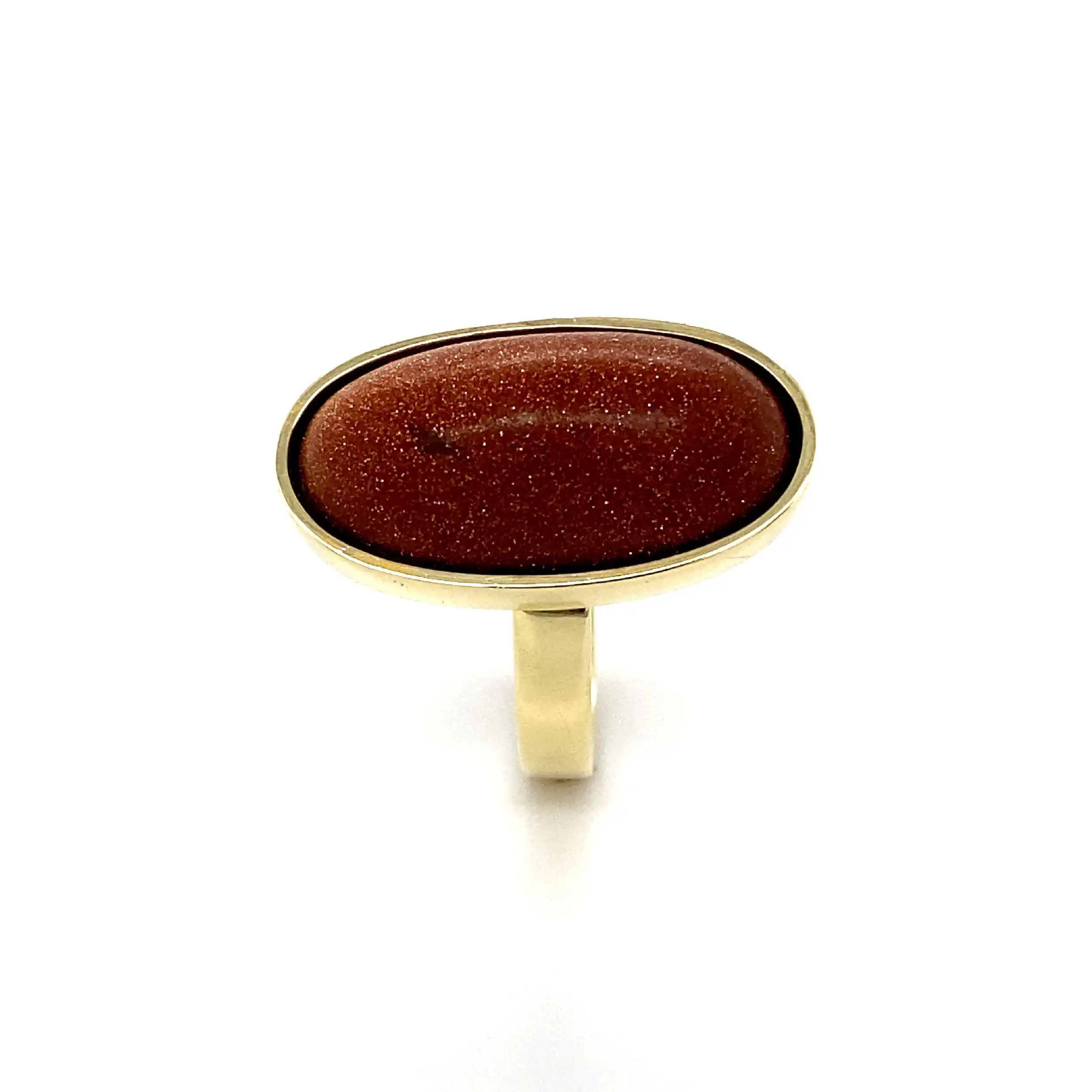 Ring Gelbgold mit braunem Goldfluss Ring Gelbgold mit braunem Goldfluss