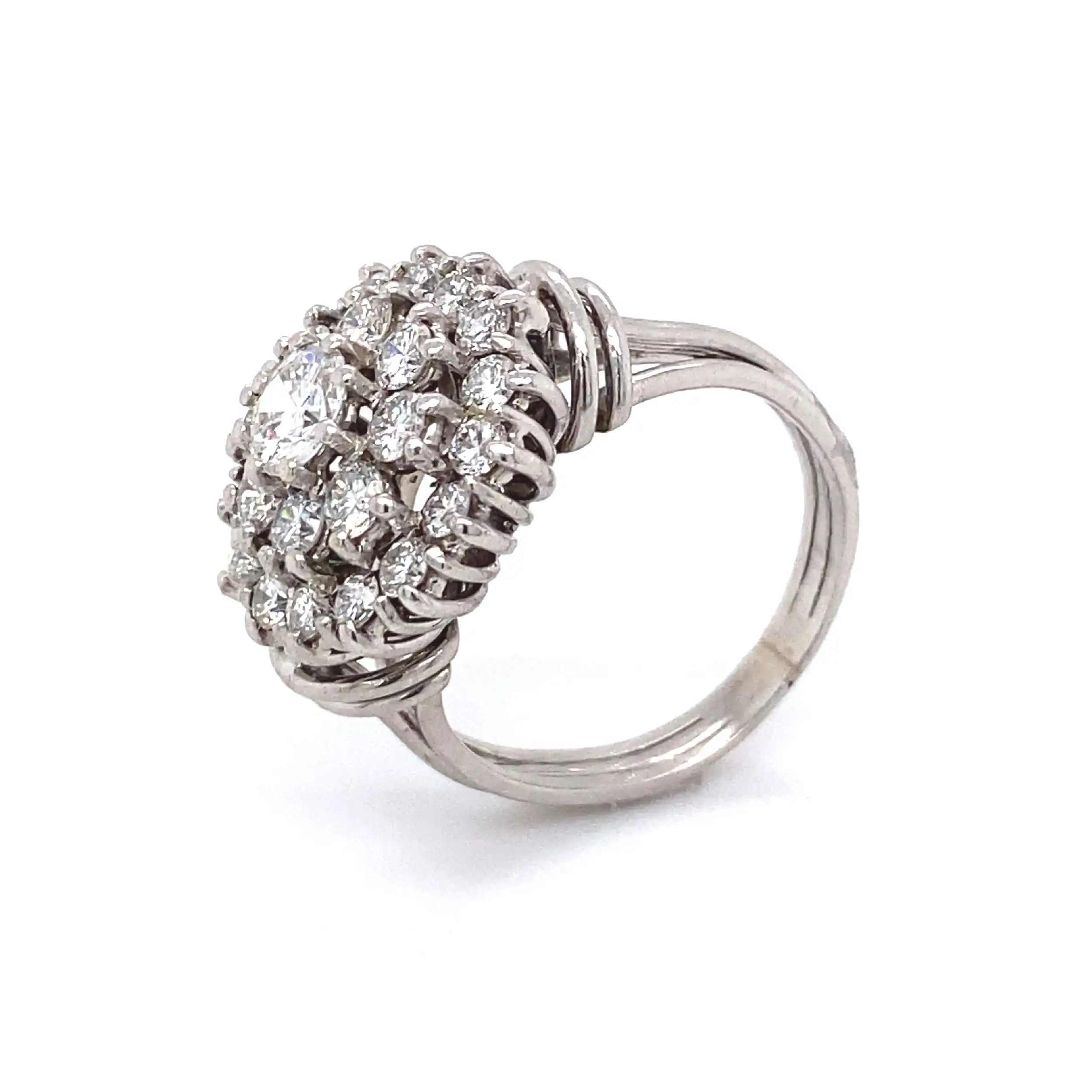 Ring Weißgold mit Brillanten Ring Weißgold mit Brillanten