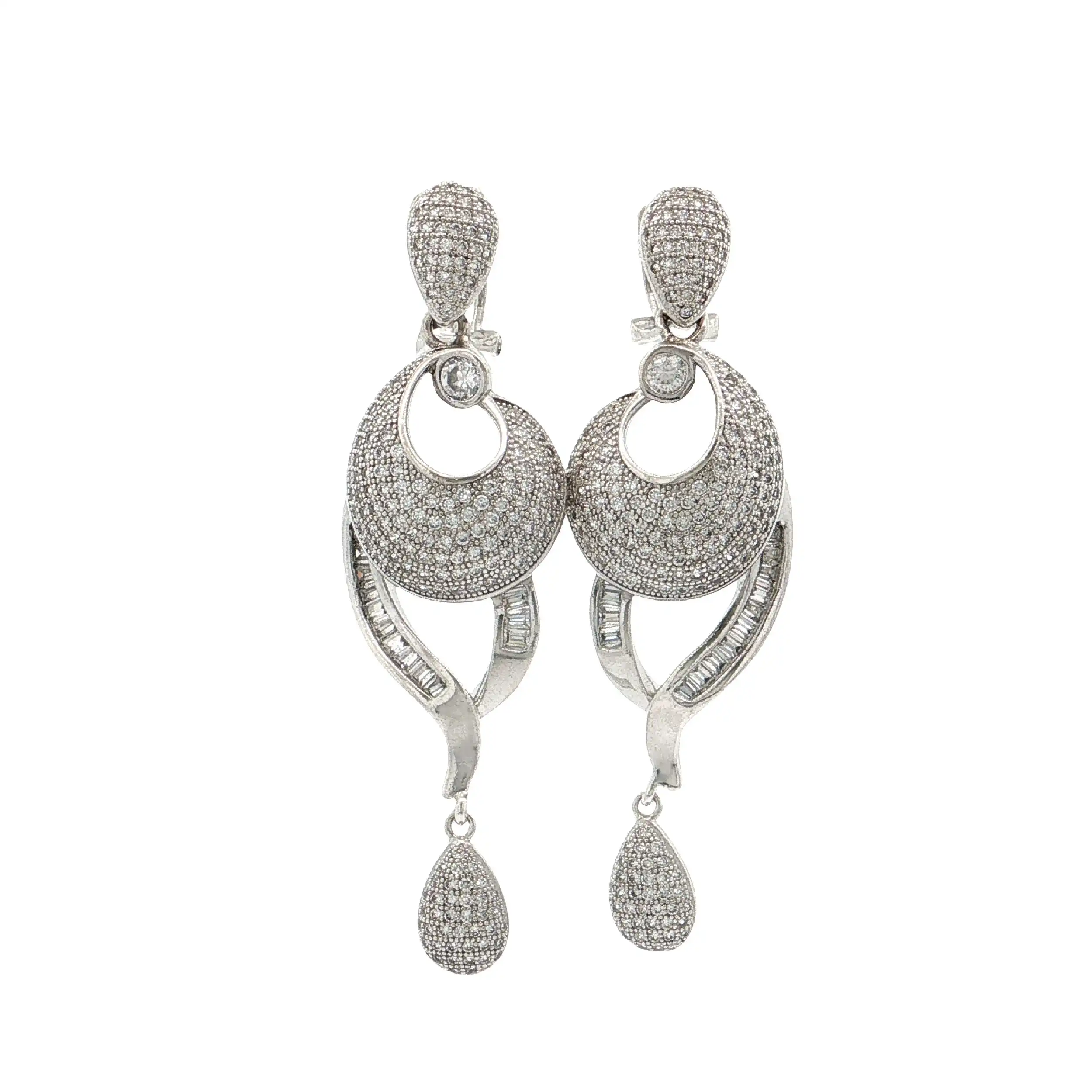 Ohrhänger Silber mit Zirkonia Ohrhänger Silber mit Zirkonia
