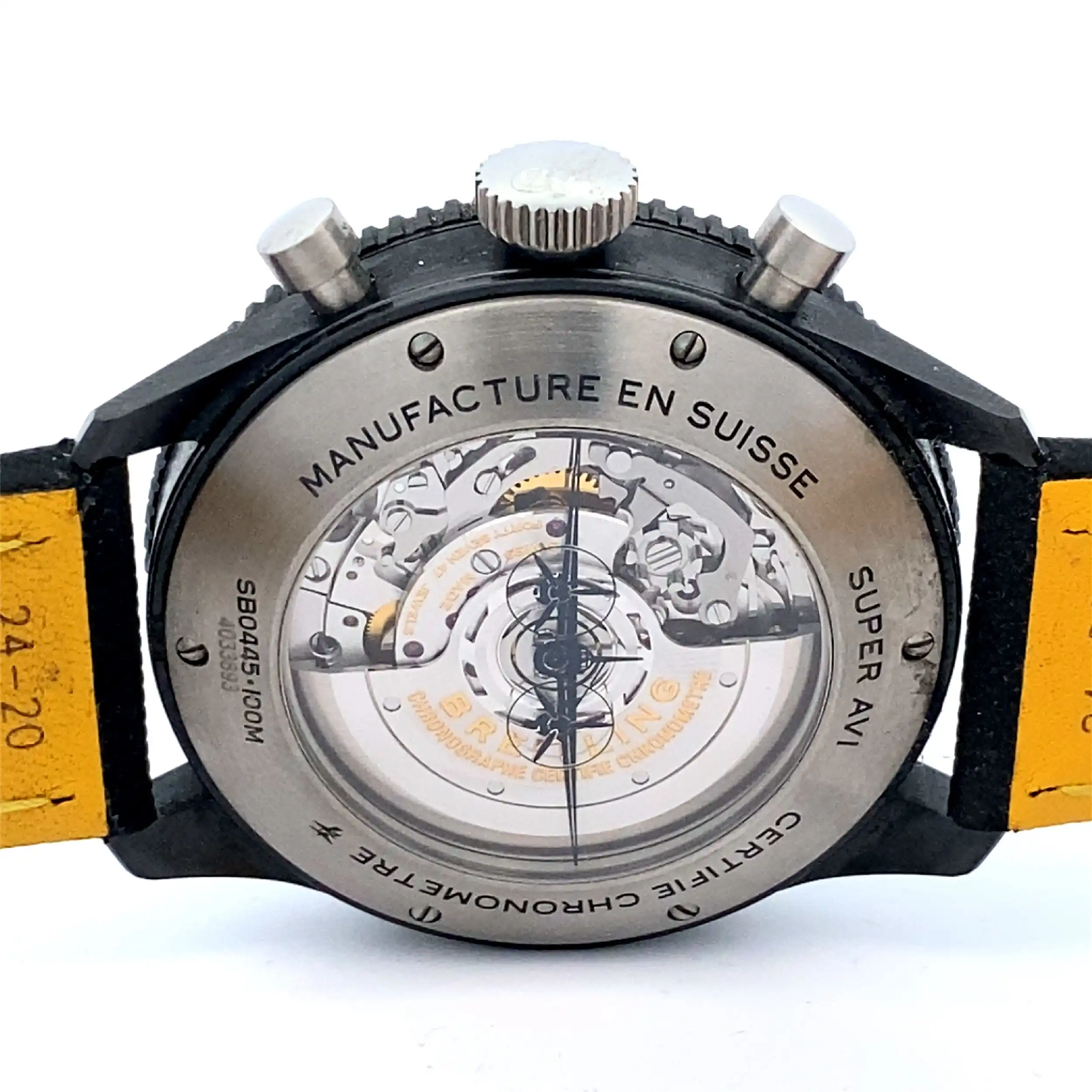 Herrenuhr Breitling Super Avi B04 Chronograph GMT 46 mit Papiere und Box Herrenuhr Breitling Super Avi B04 Chronograph GMT 46 mit Papiere und Box