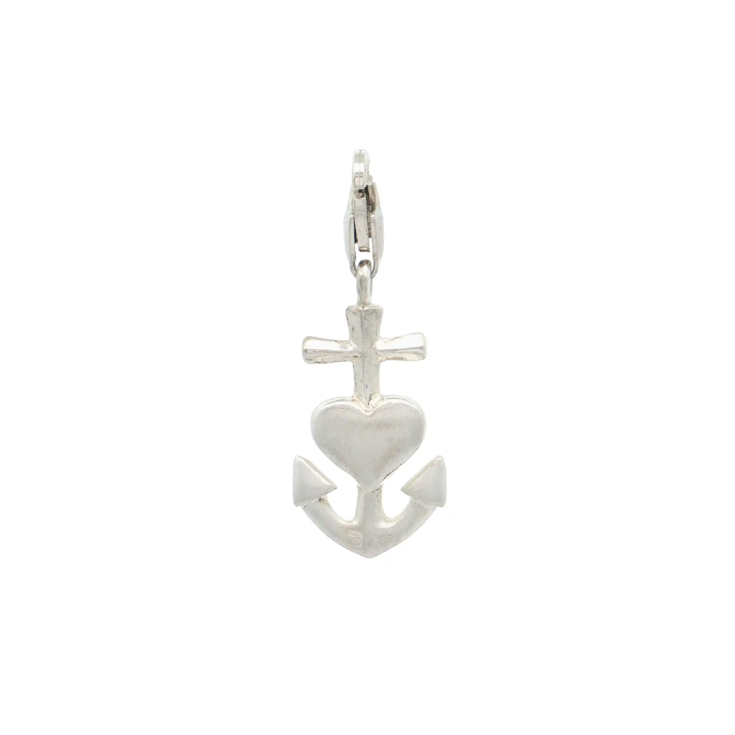 Anhänger/Charm Silber "Anker & Herz"
