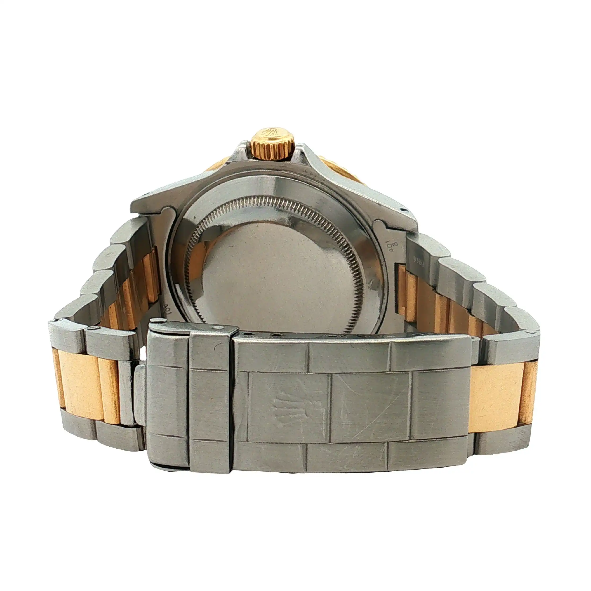 Herrenuhr Rolex Submariner 16613 Stahl Gold blaues ZB