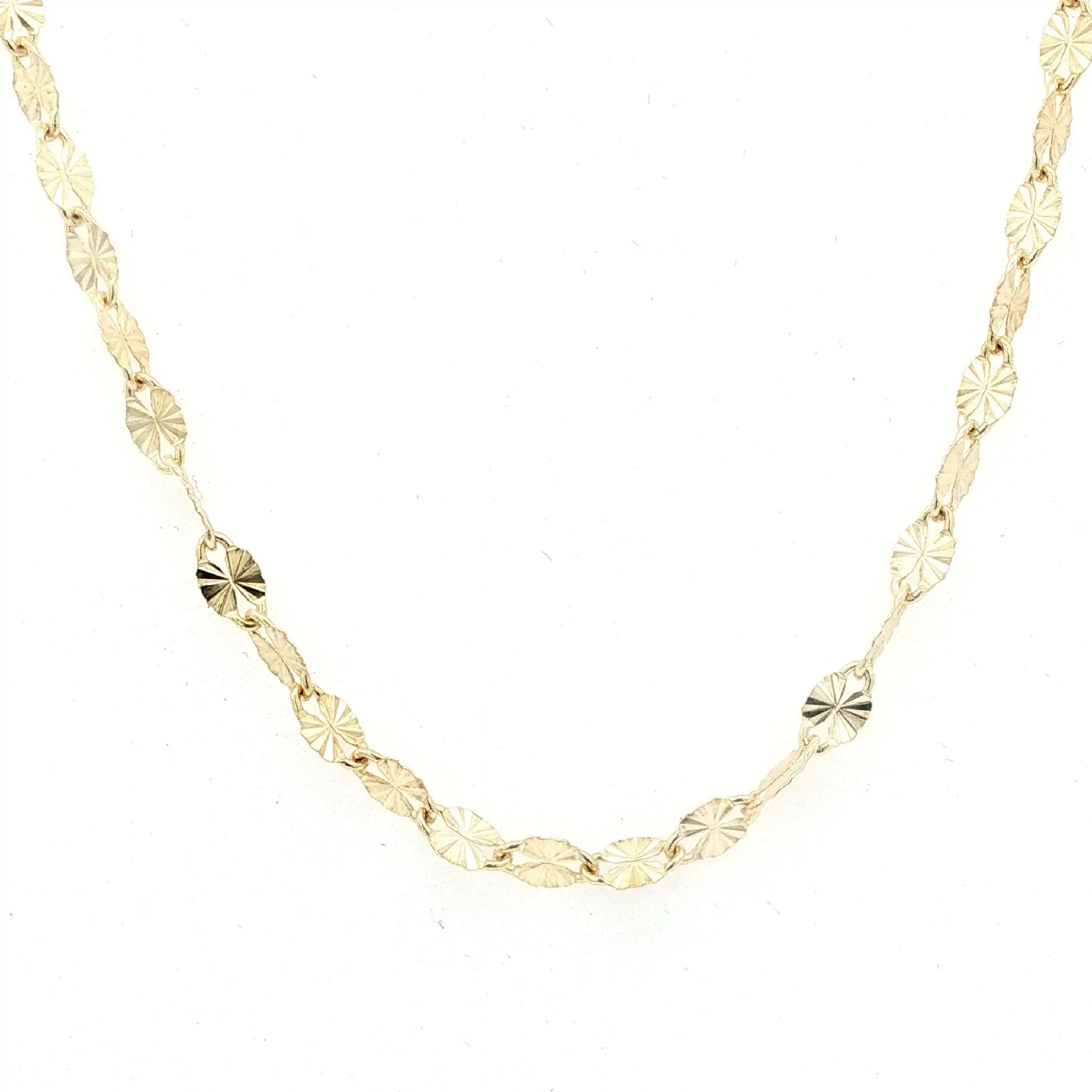 Valentino-Paillettenkette Gelbgold