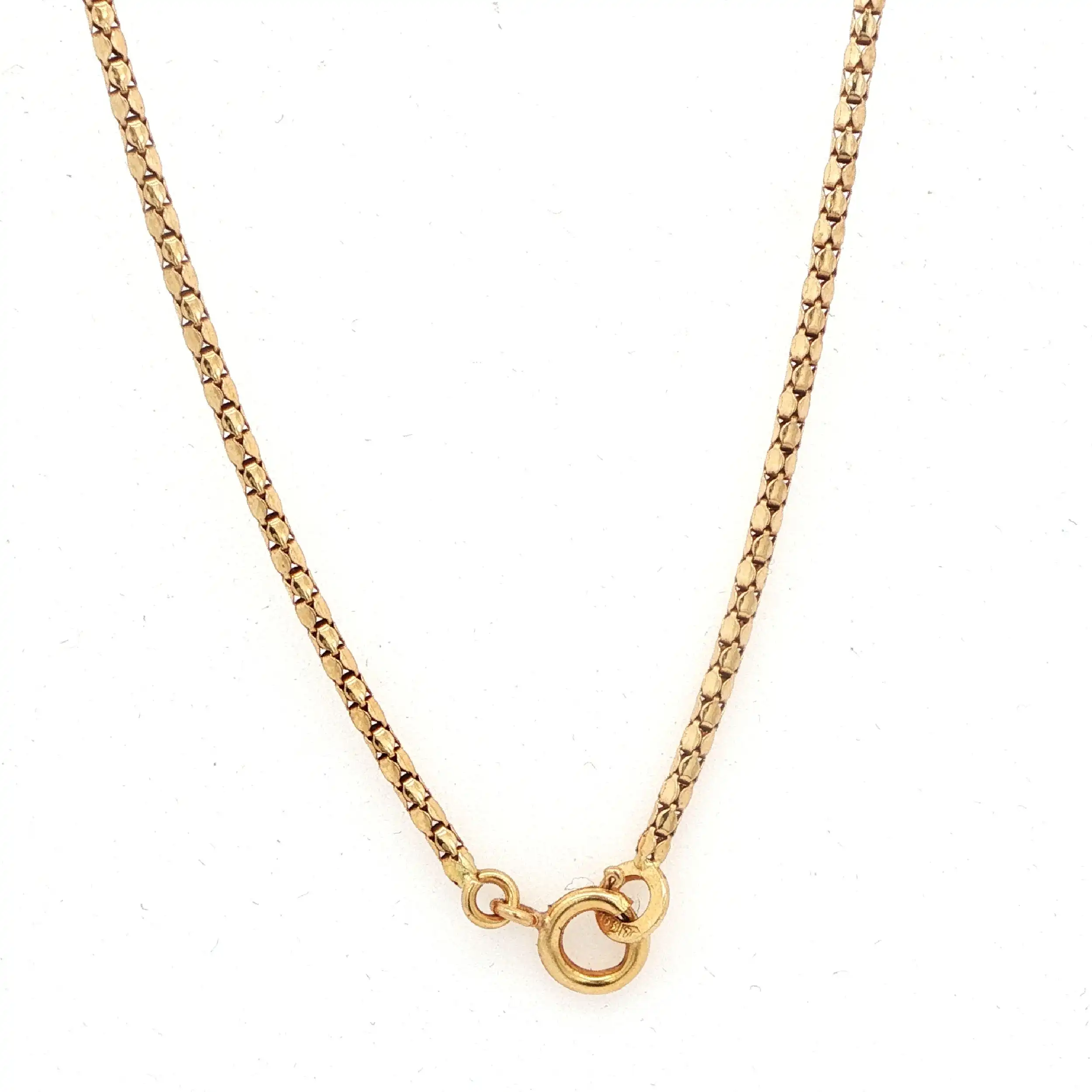 Collier Gelbgold mit Perle
