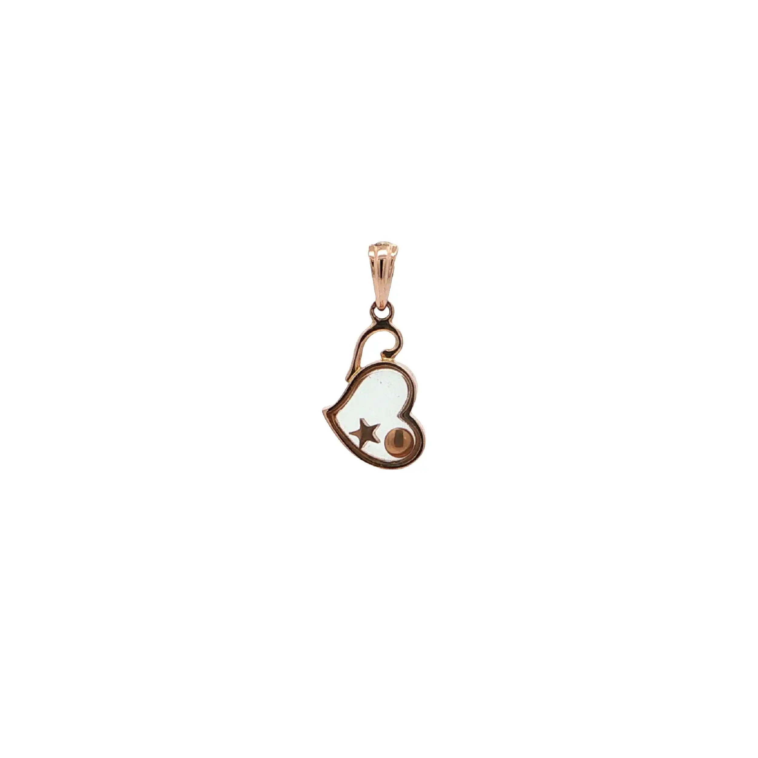 Anhänger Roségold Herz mit Brillant, graviert mit 0,02ct. Anhänger Roségold Herz mit Brillant, graviert mit 0,02ct.
