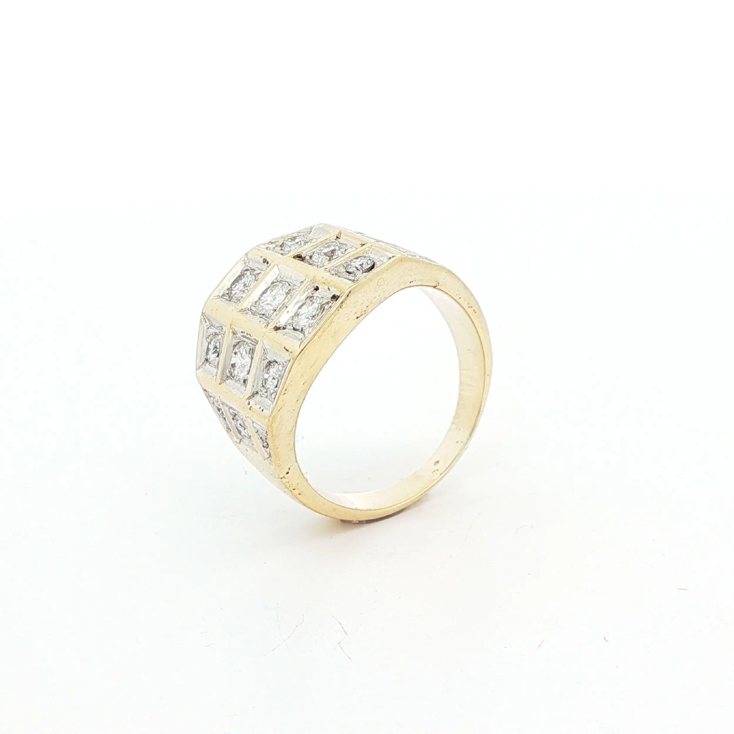 Ring Bicolor mit Brillanten Ring Bicolor mit Brillanten
