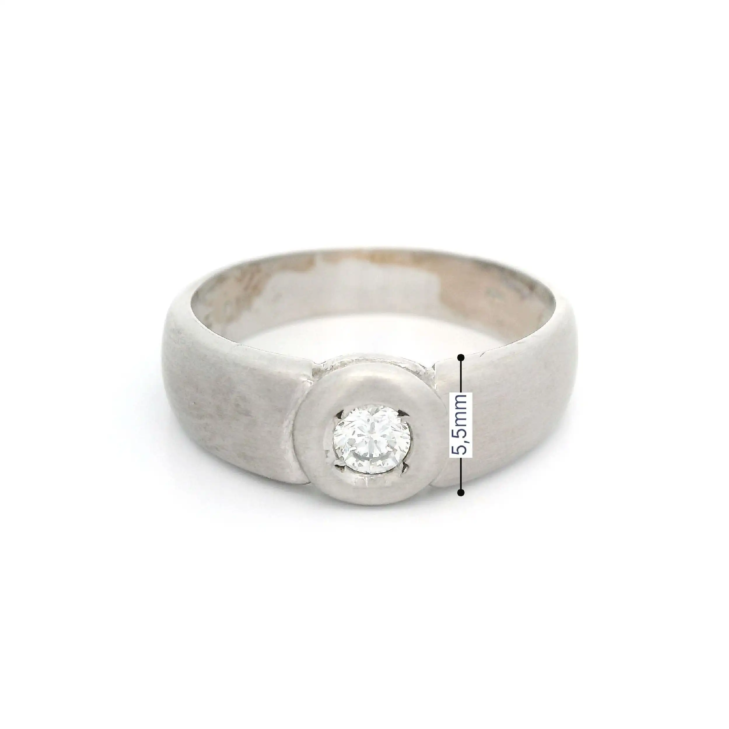 Ring Weißgold mit Brillant