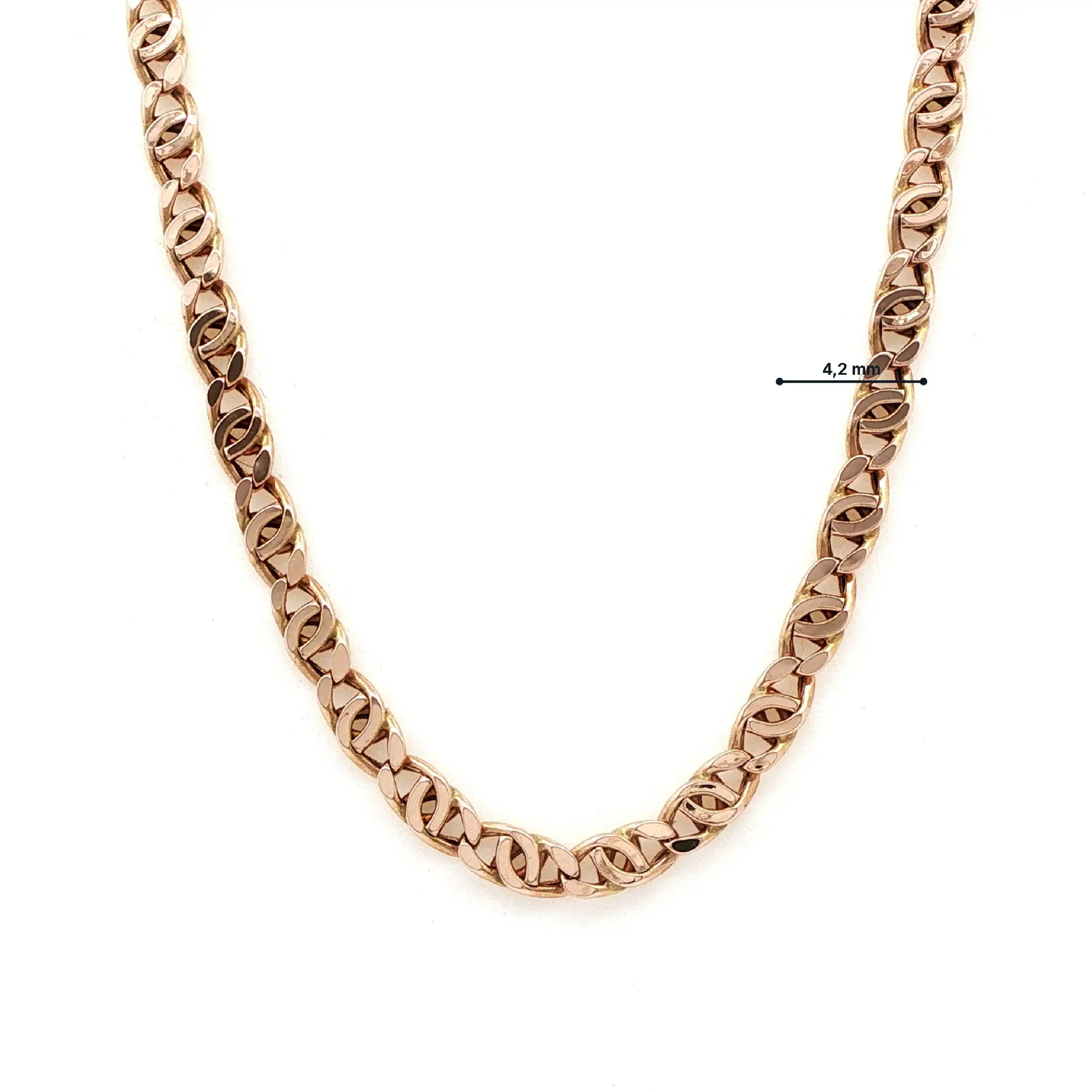 Doppelpanzerkette Gelbgold