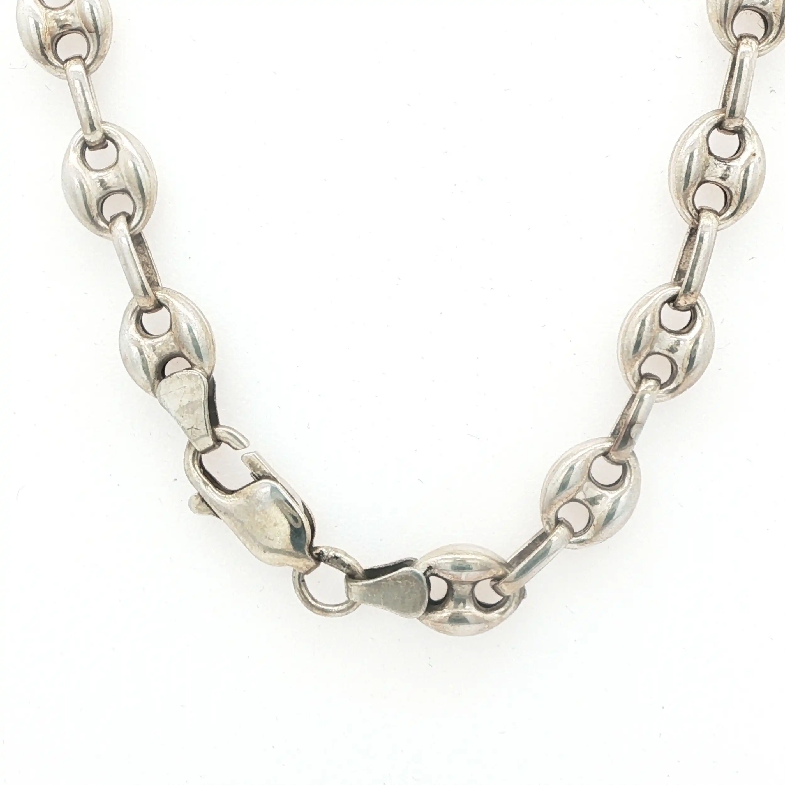 Bohnenkette Silber