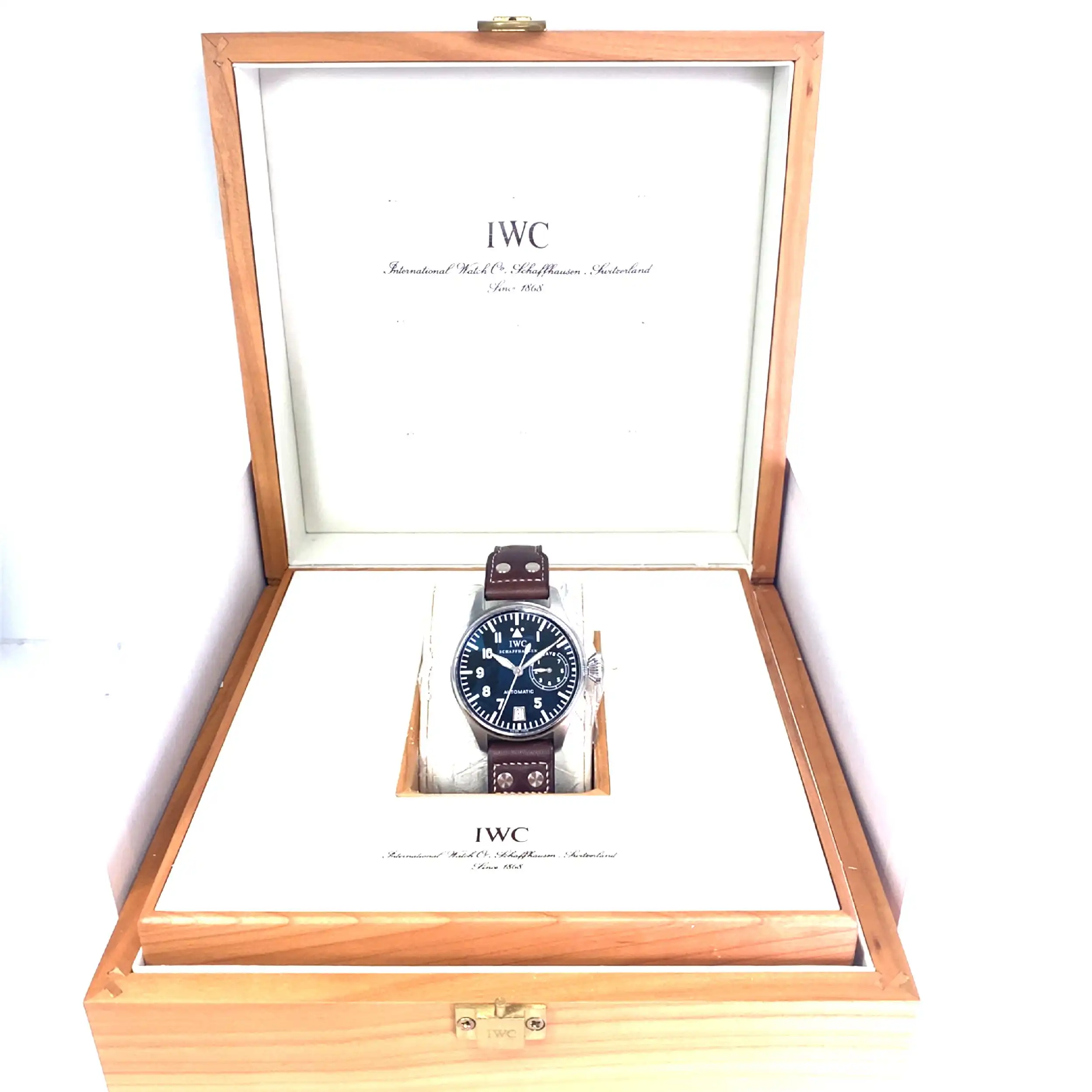 Herrenuhr IWC große Fliegeruhr big Pilot 7 days automatic