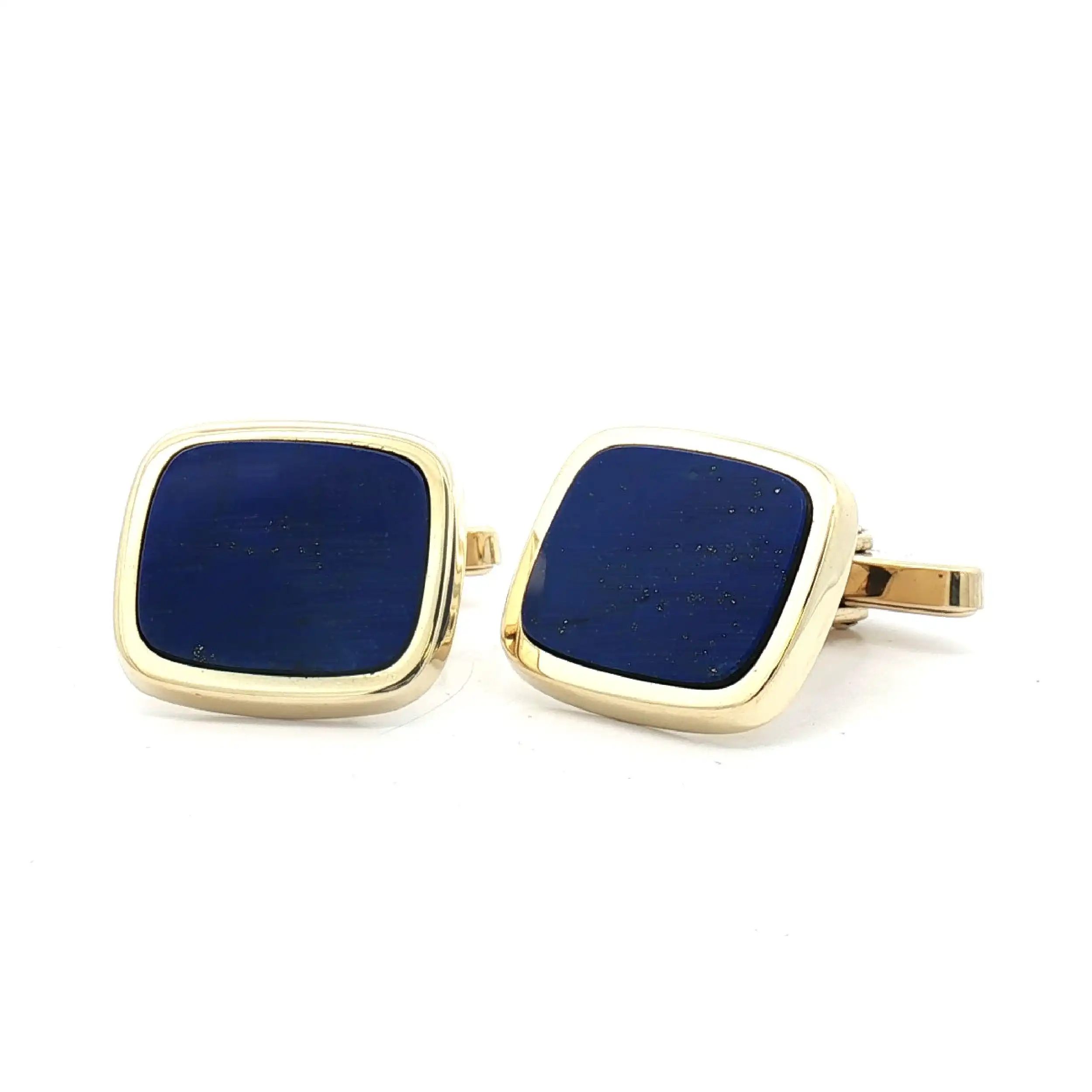 Manschettenknöpfe Gelbgold Lapislazuli Manschettenknöpfe Gelbgold Lapislazuli
