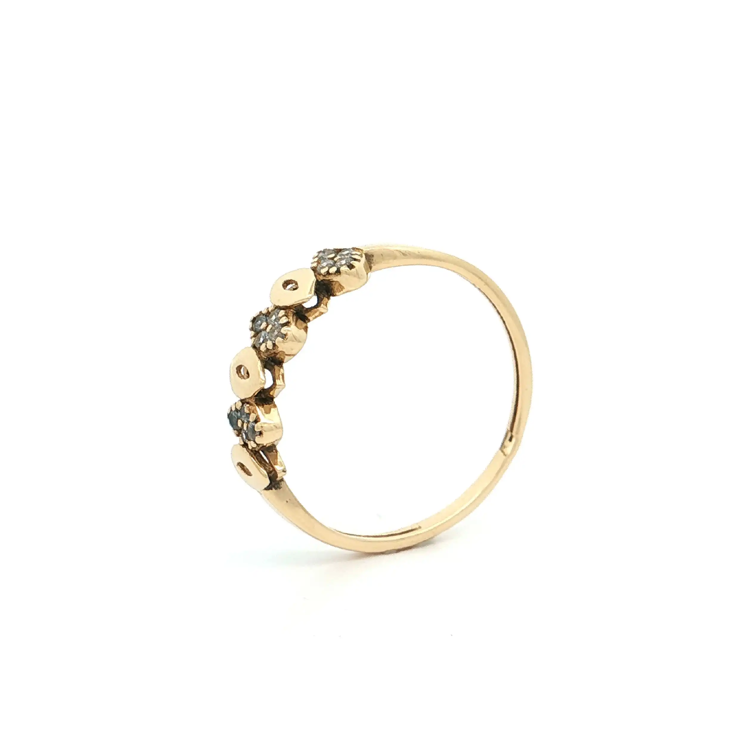 Ring Gelbgold mit Zirkonia Ring Gelbgold mit Zirkonia