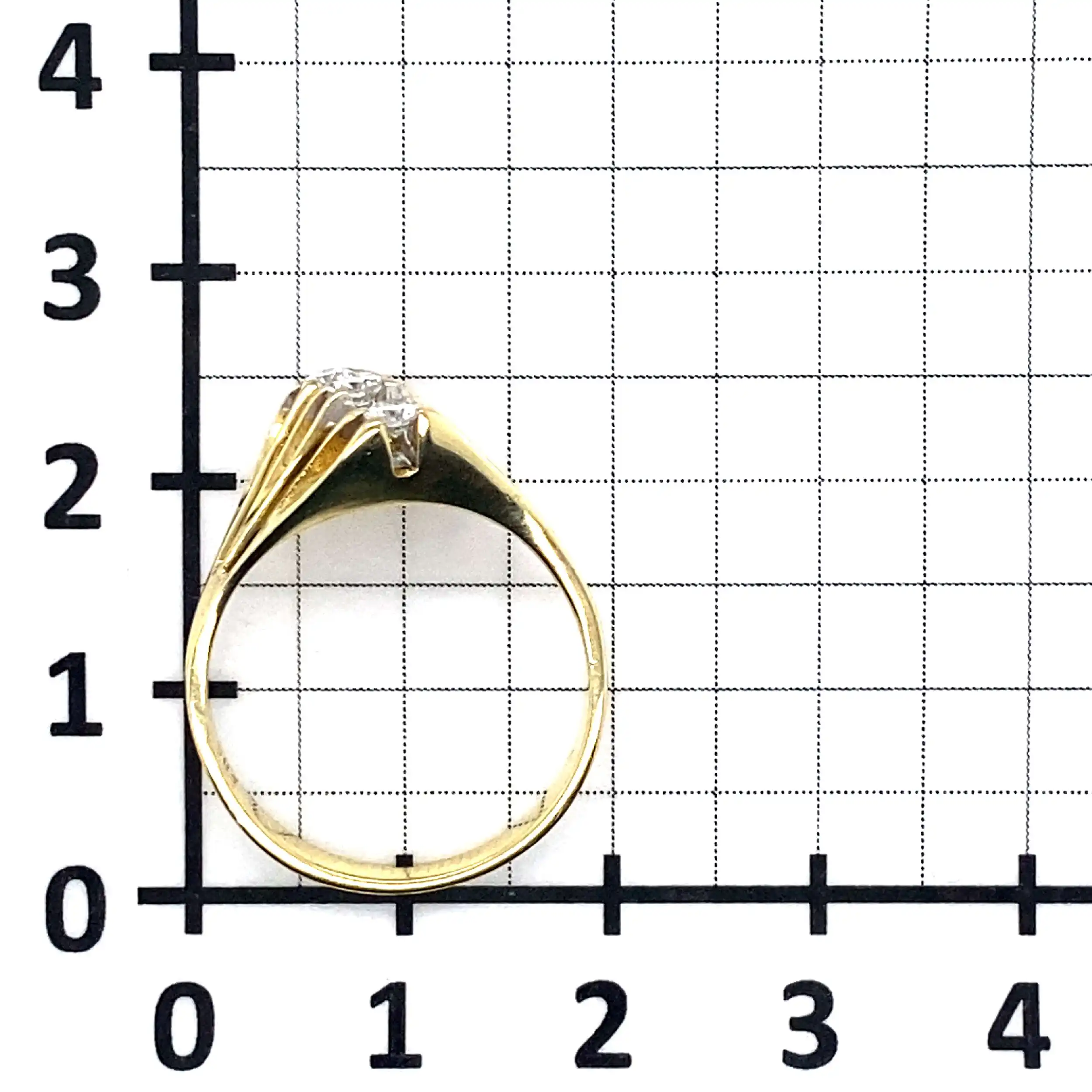 Damenring Gelbgold mit Brillanten 0,15ct Damenring Gelbgold mit Brillanten 0,15ct