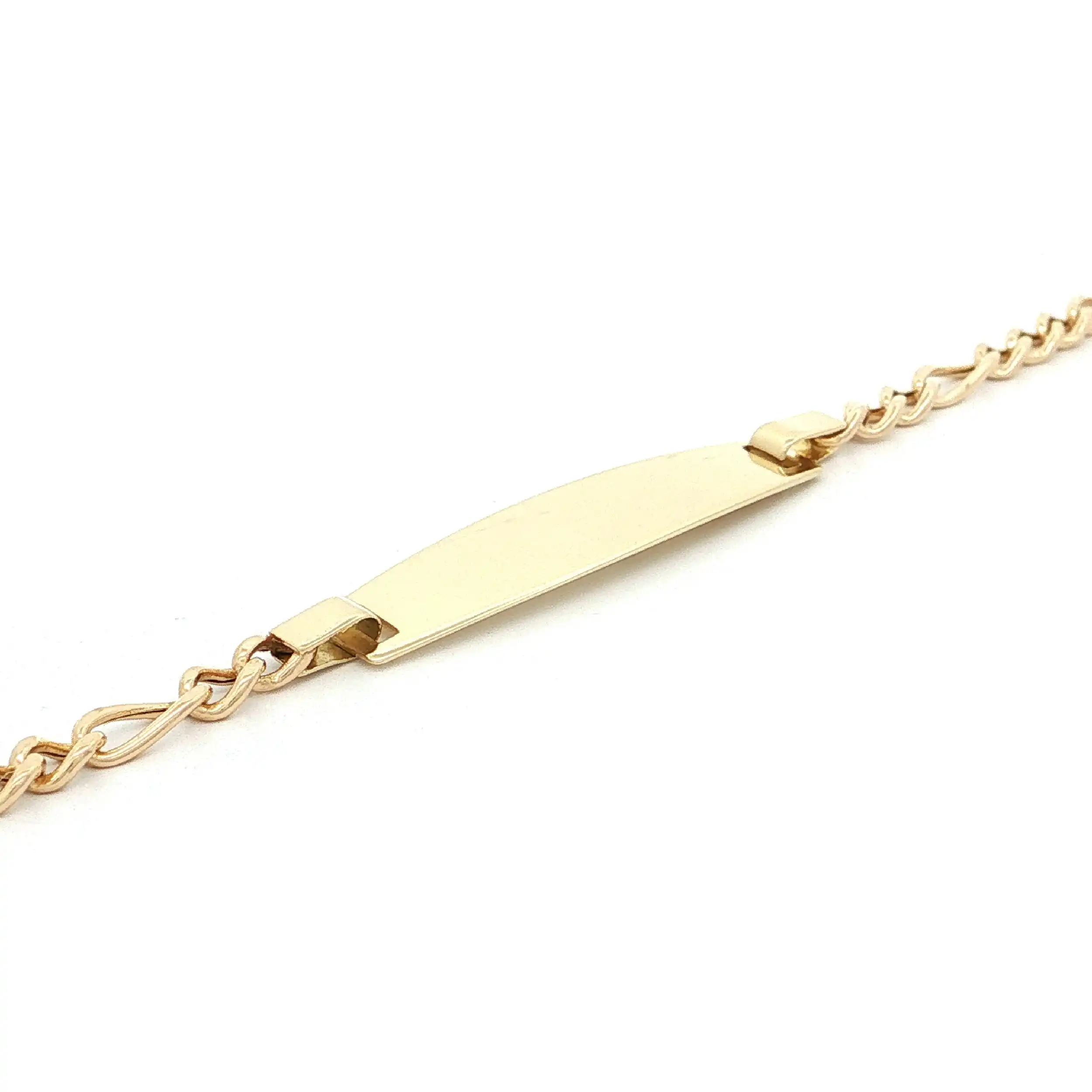 Kinder-Identarmband Gelbgold Kinder-Identarmband Gelbgold