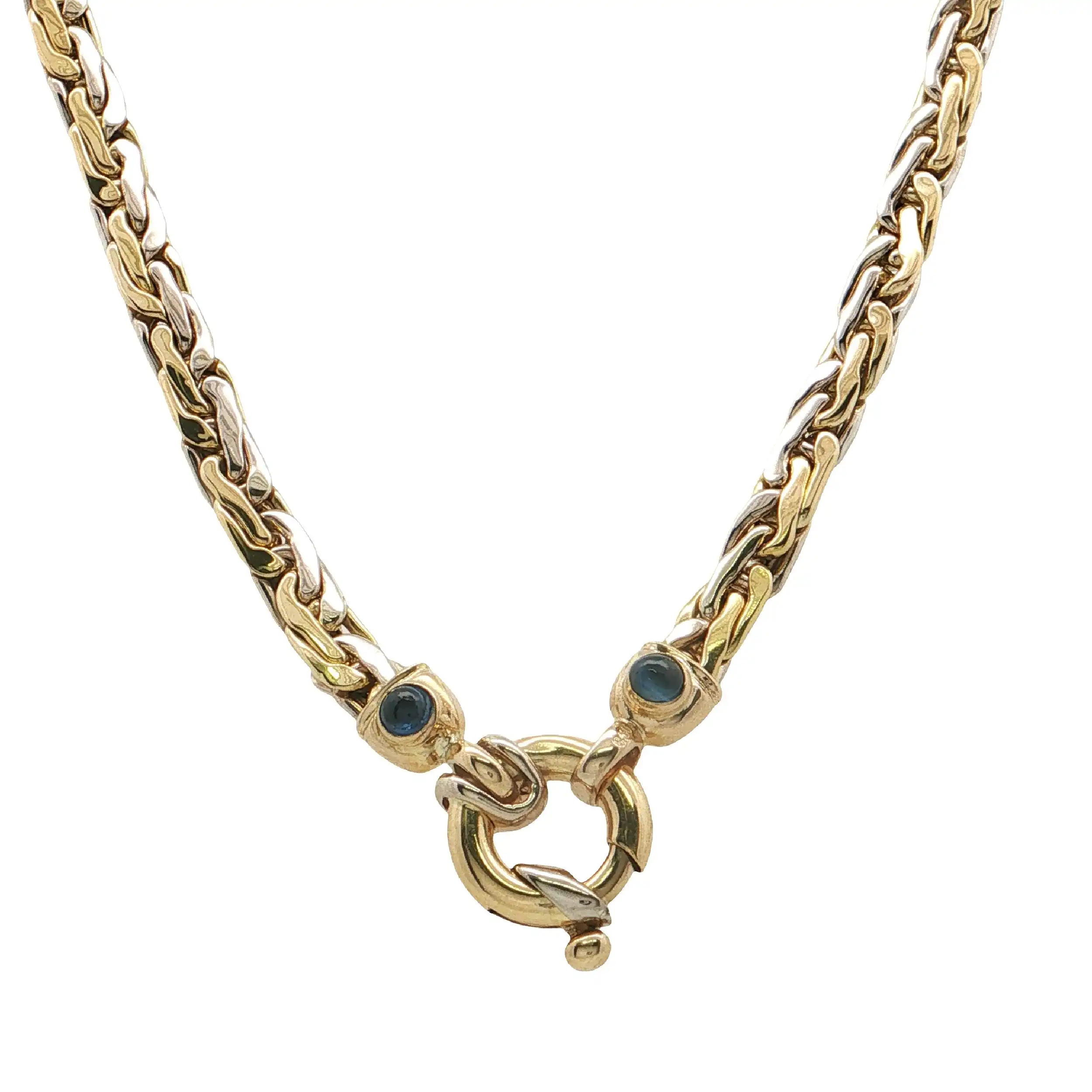 Collier Bicolor mit Saphiren Collier Bicolor mit Saphiren