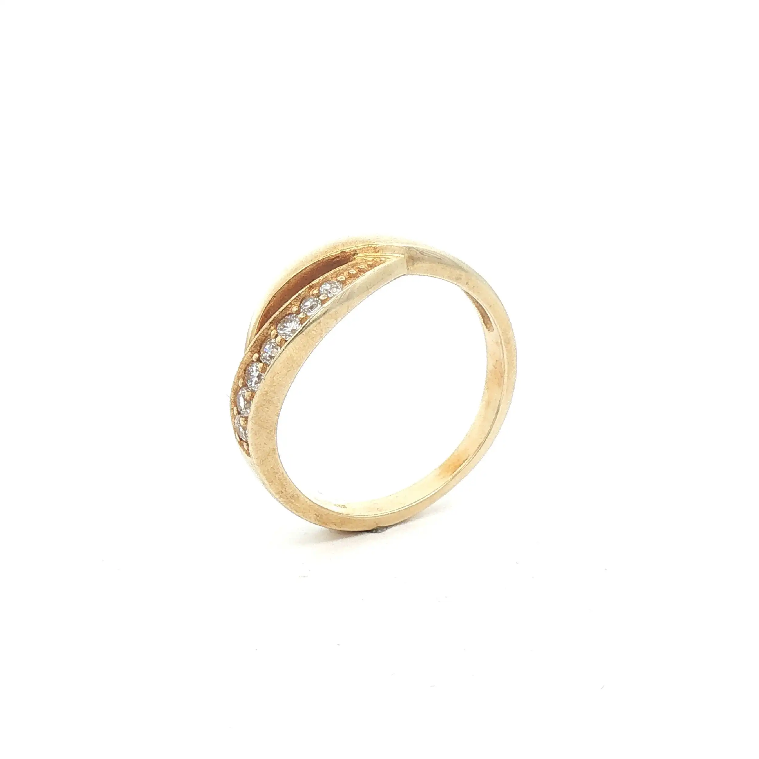 Ring Gelbgold mit Zirkonia