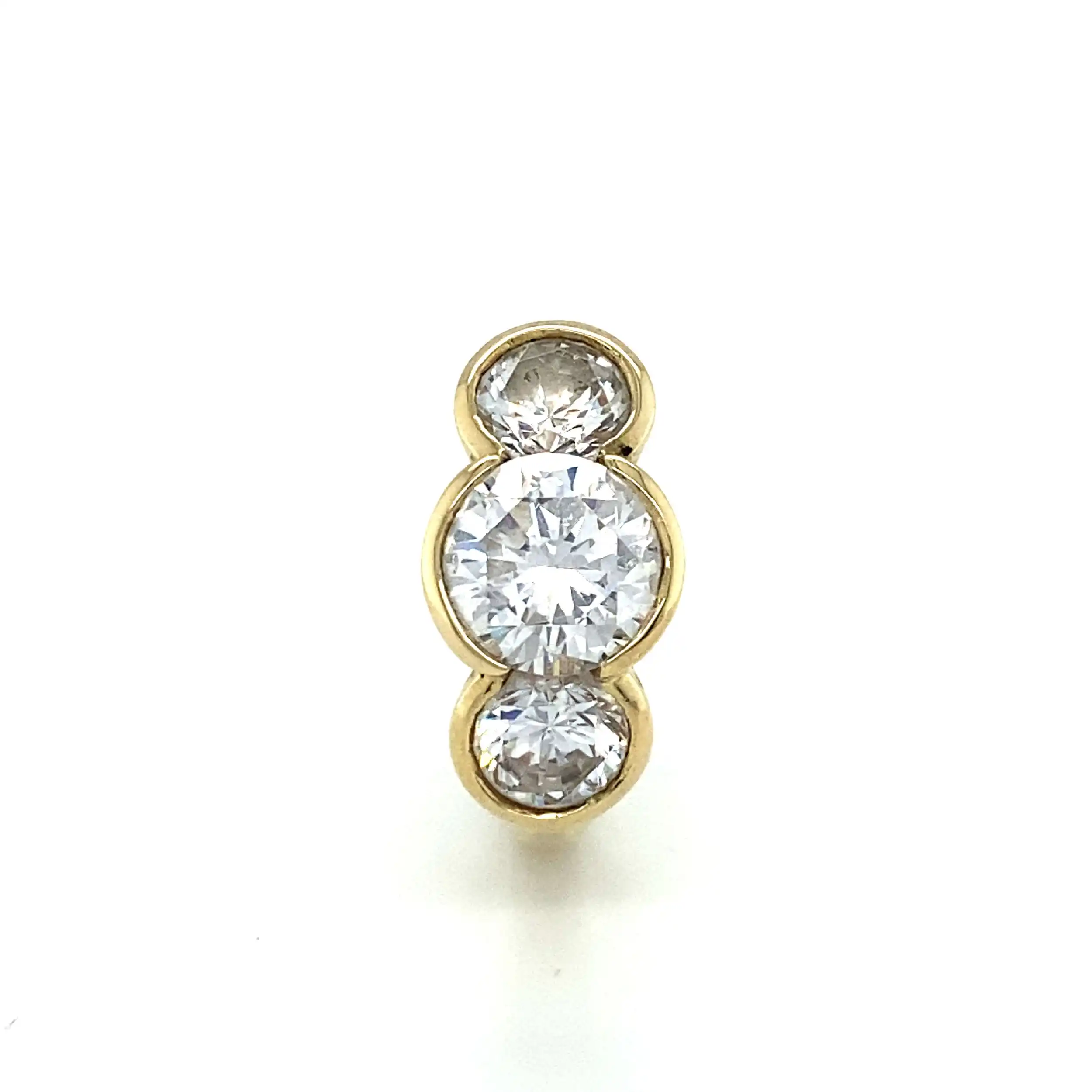 Ring Gelbgold mit Zirkonia Ring Gelbgold mit Zirkonia