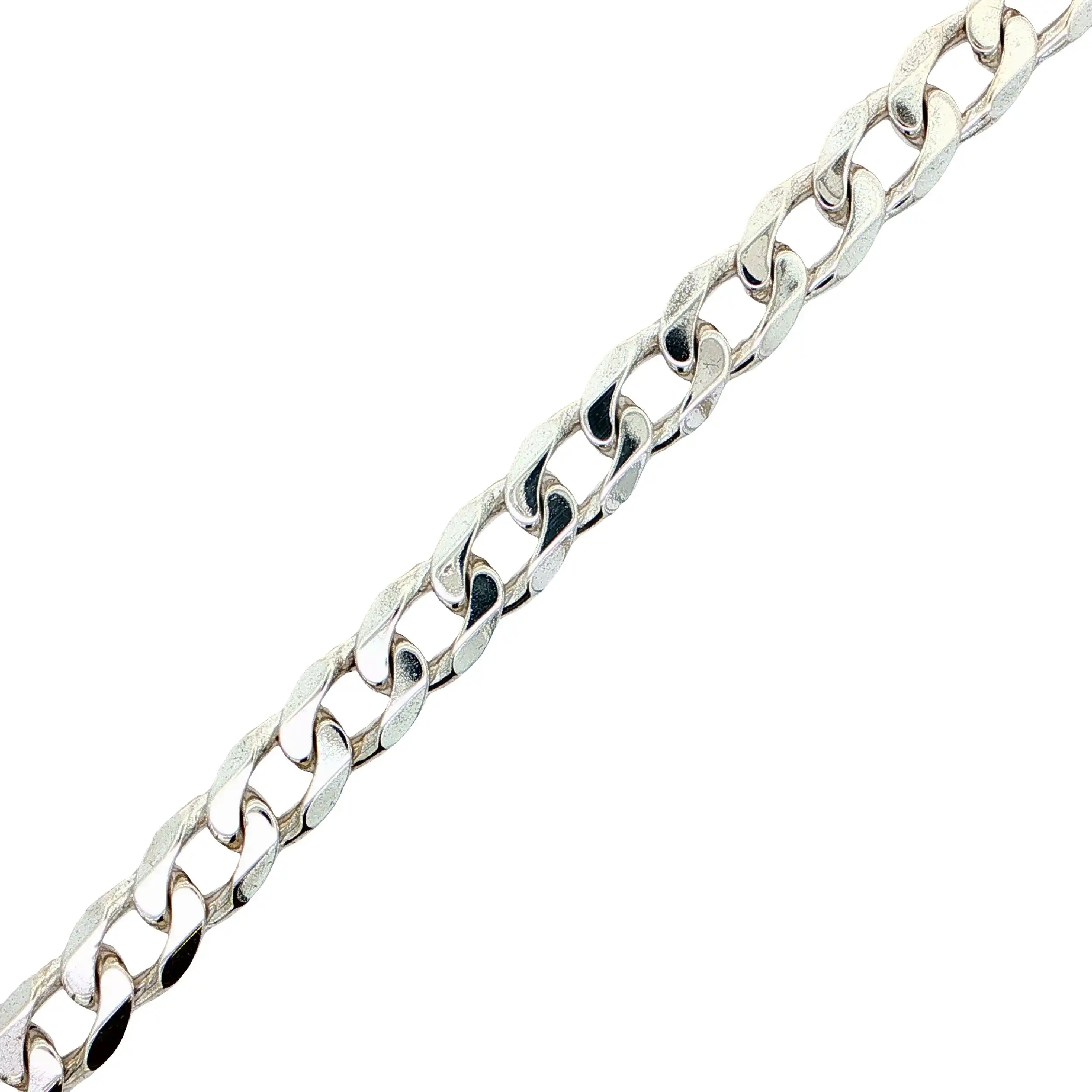 Panzerarmband Silber