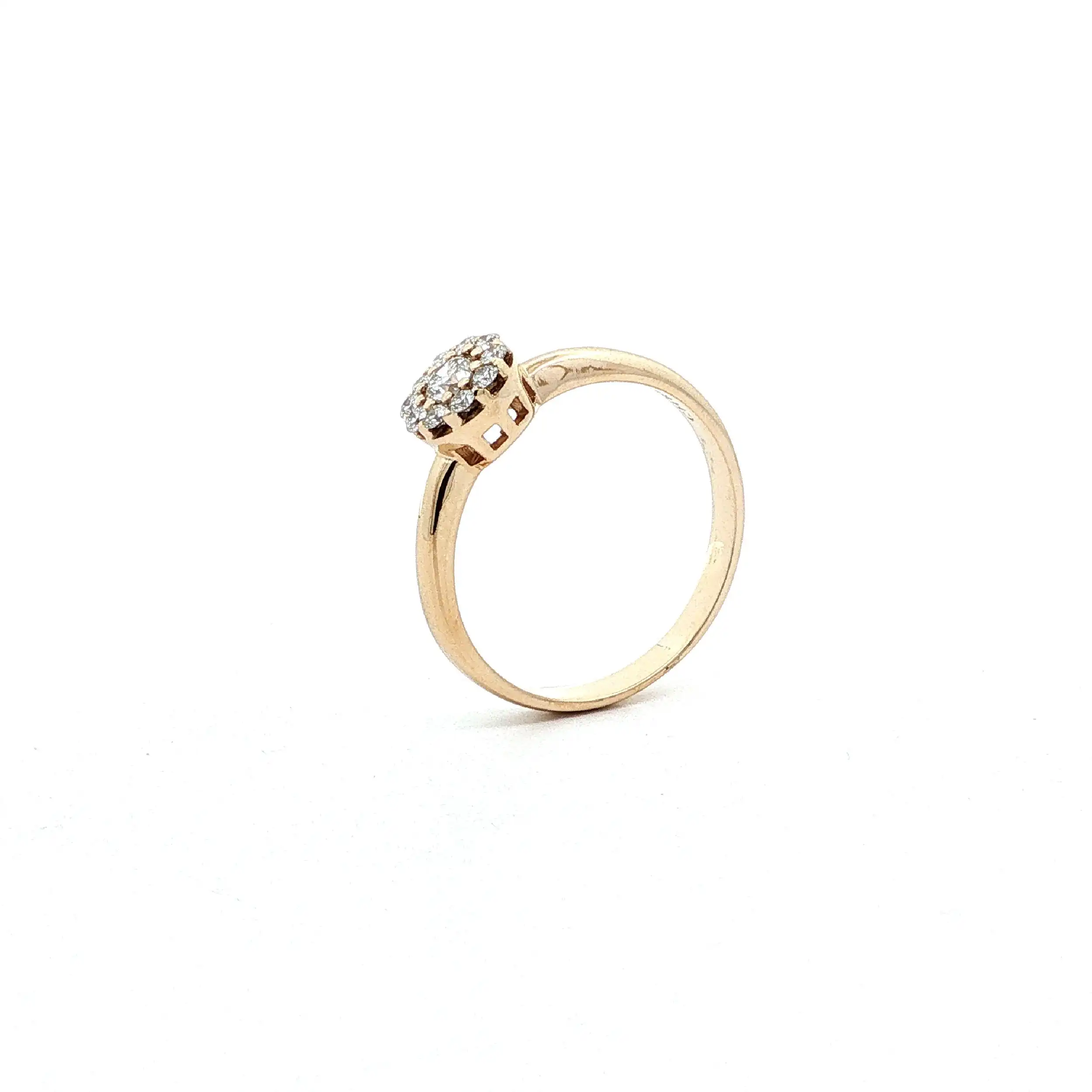 Ring Gelbgold mit Brillanten
