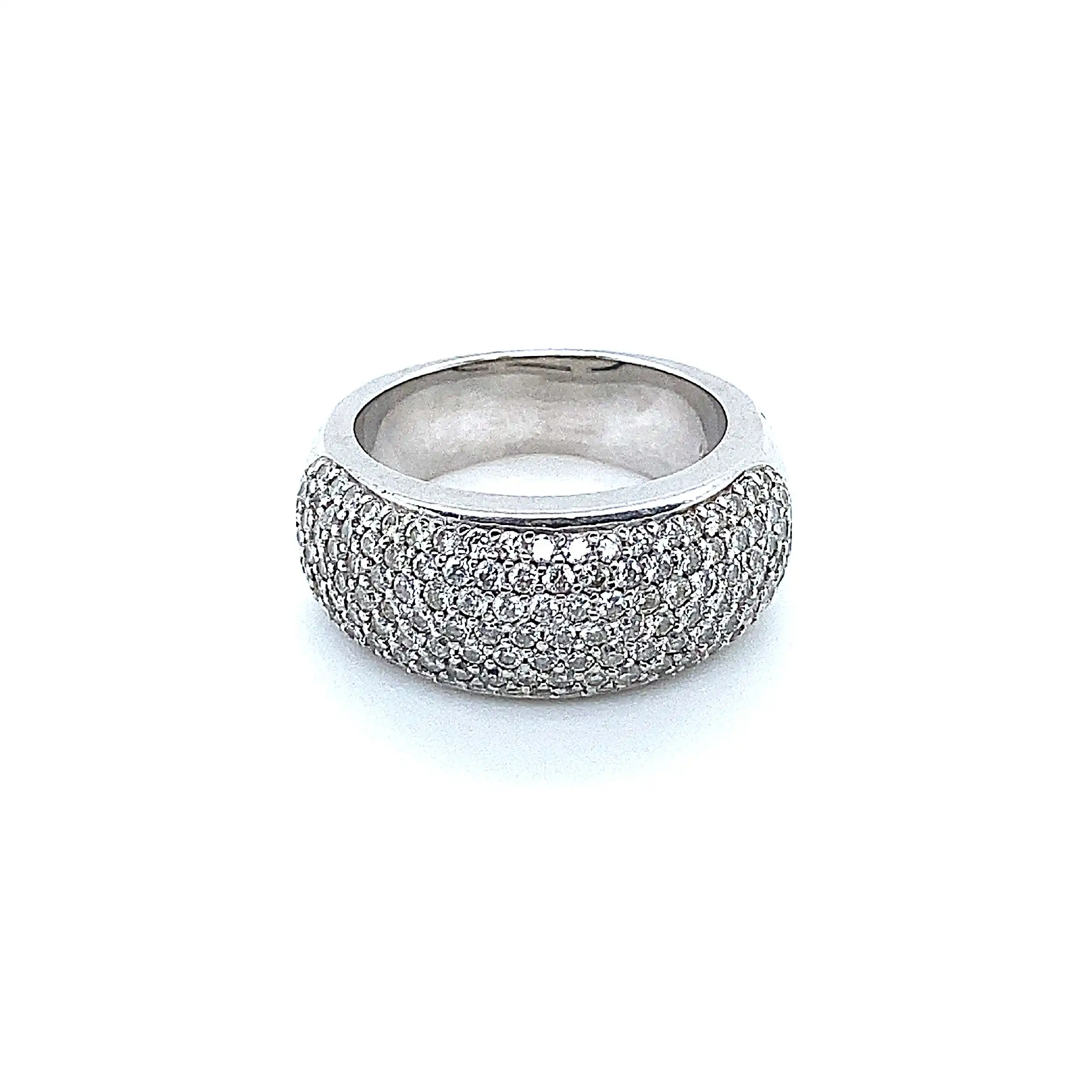 Ring Weißgold mit Brillanten Ring Weißgold mit Brillanten