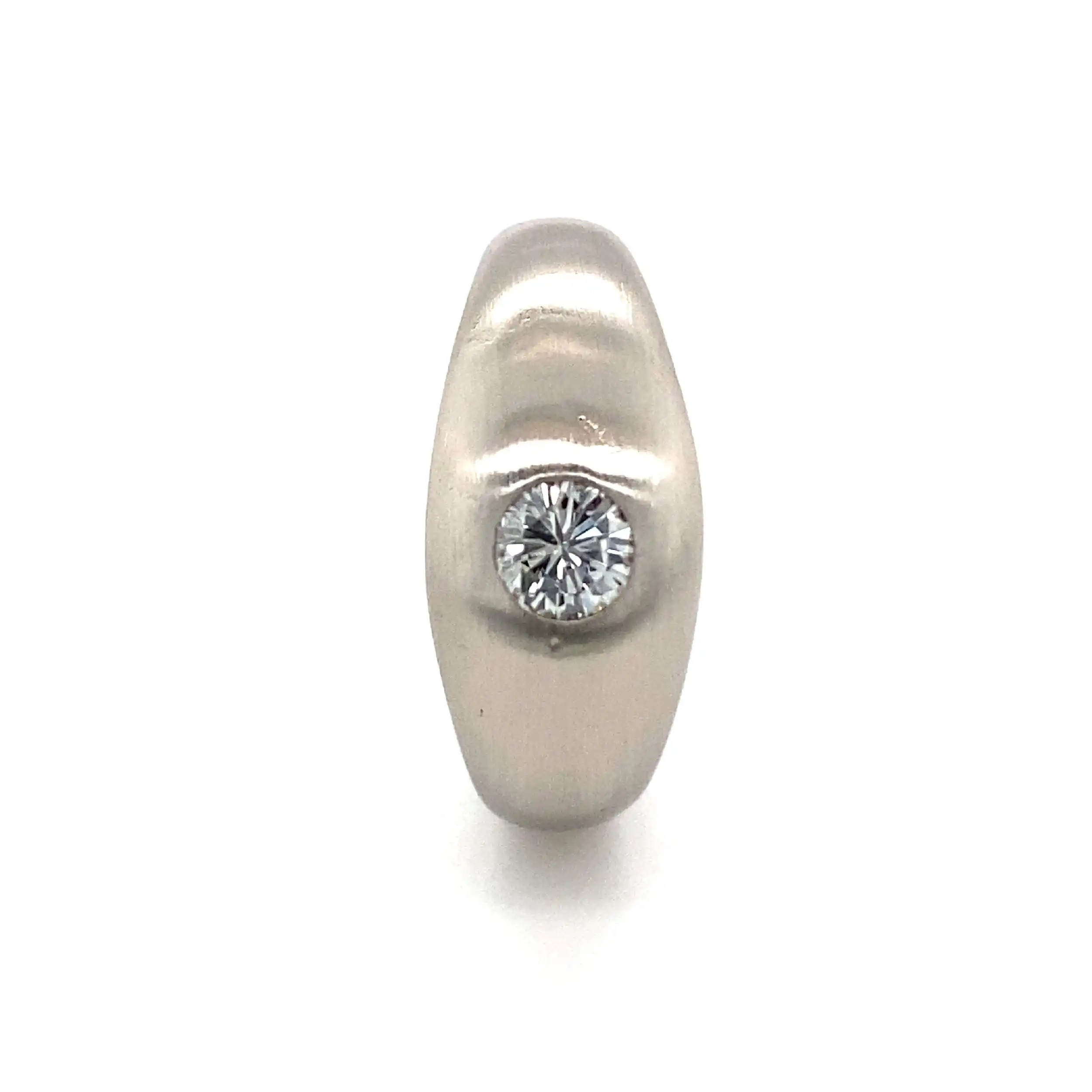 Ring Weißgold mit Brillant Ring Weißgold mit Brillant