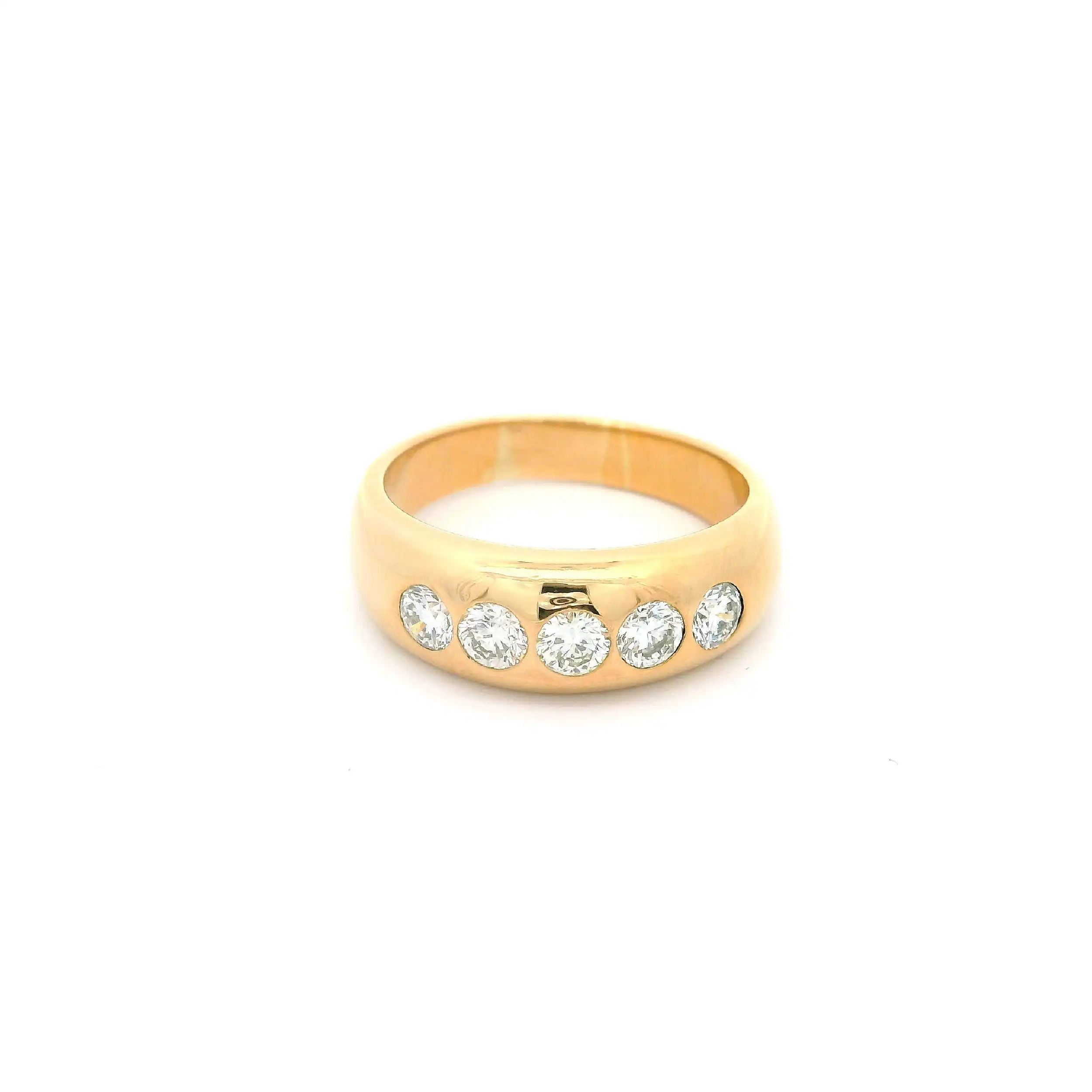 Ring Gelbgold mit Brillanten Ring Gelbgold mit Brillanten