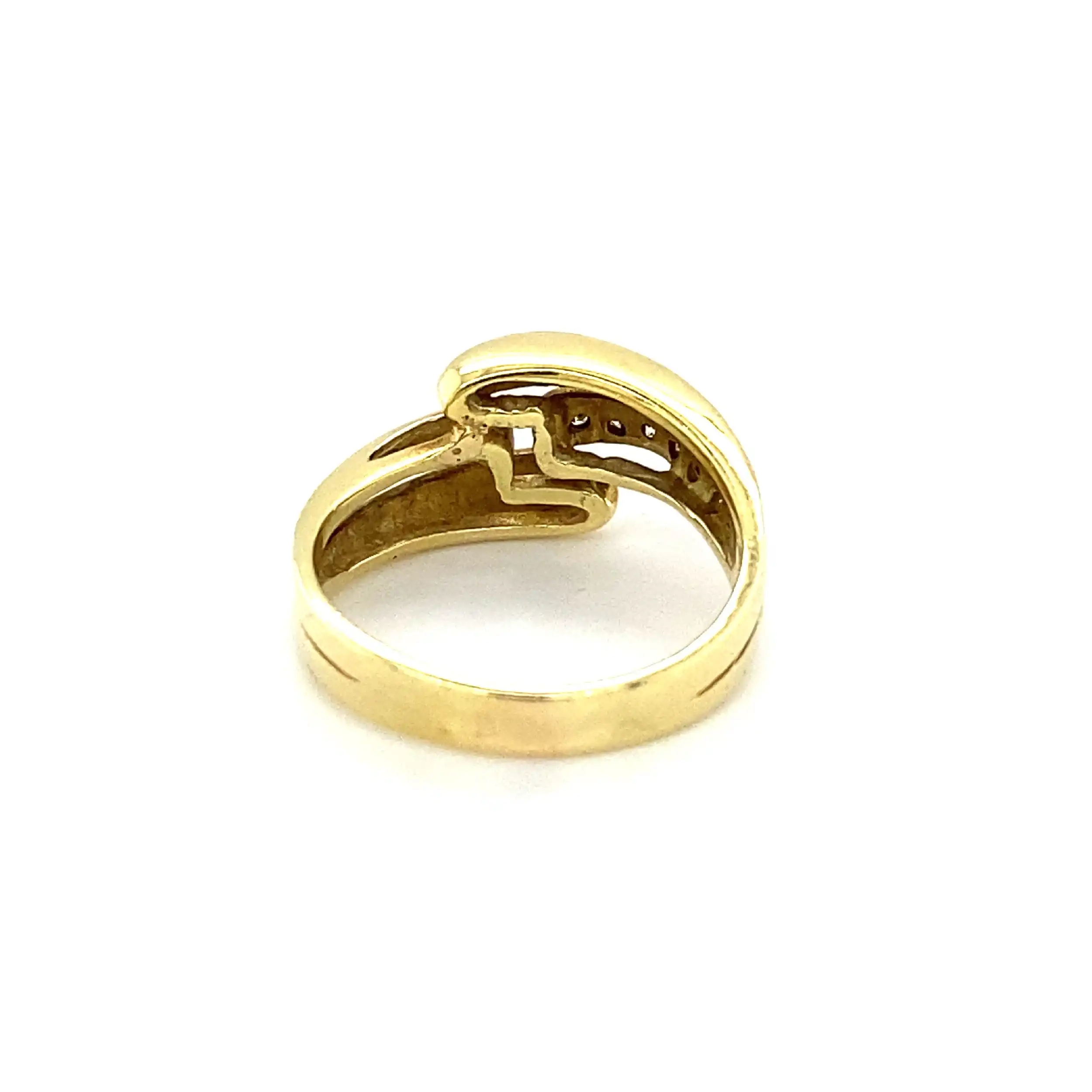 Ring Gelbgold mit Diamanten, graviert mit 0,20ct Ring Gelbgold mit Diamanten, graviert mit 0,20ct