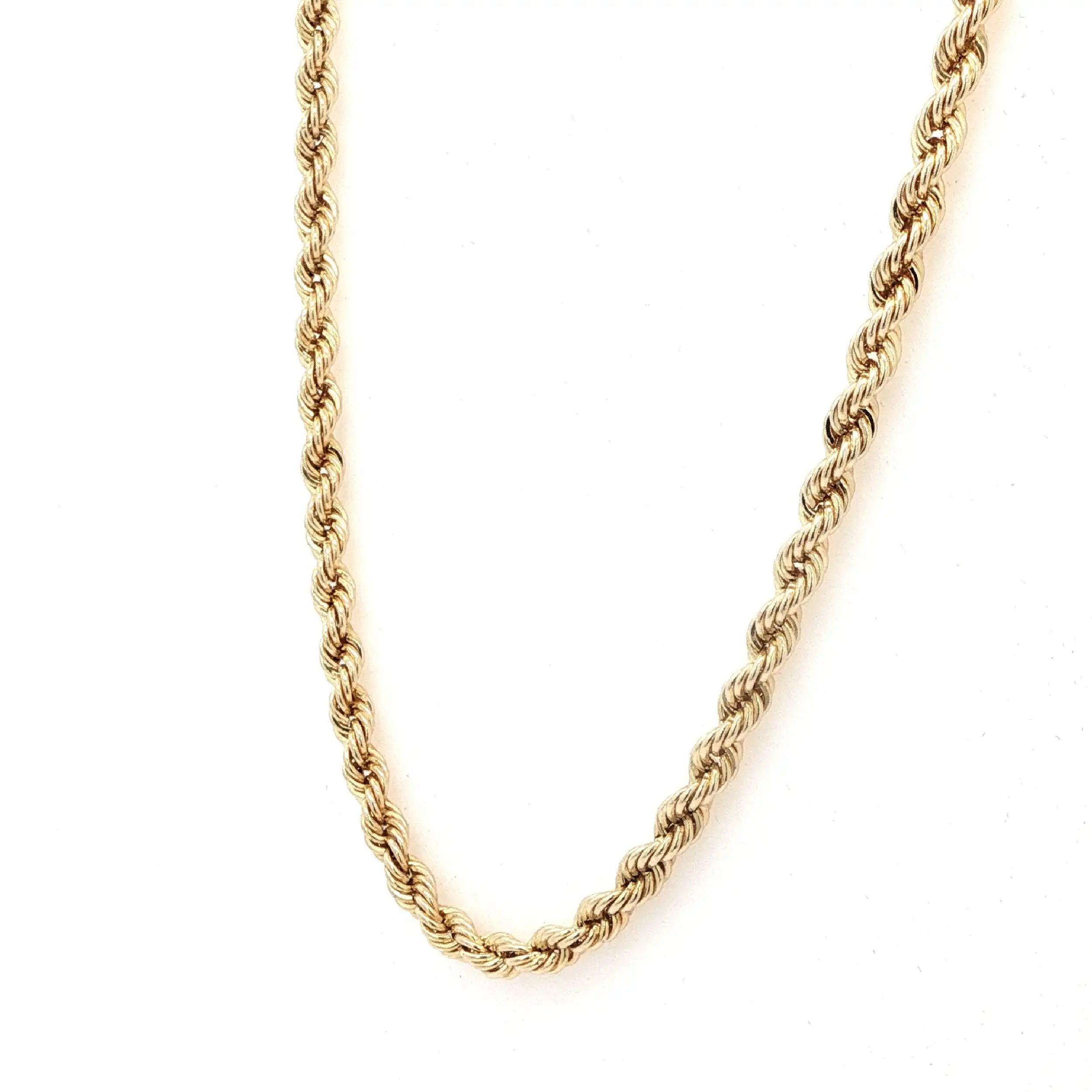 Kordelkette Gelbgold