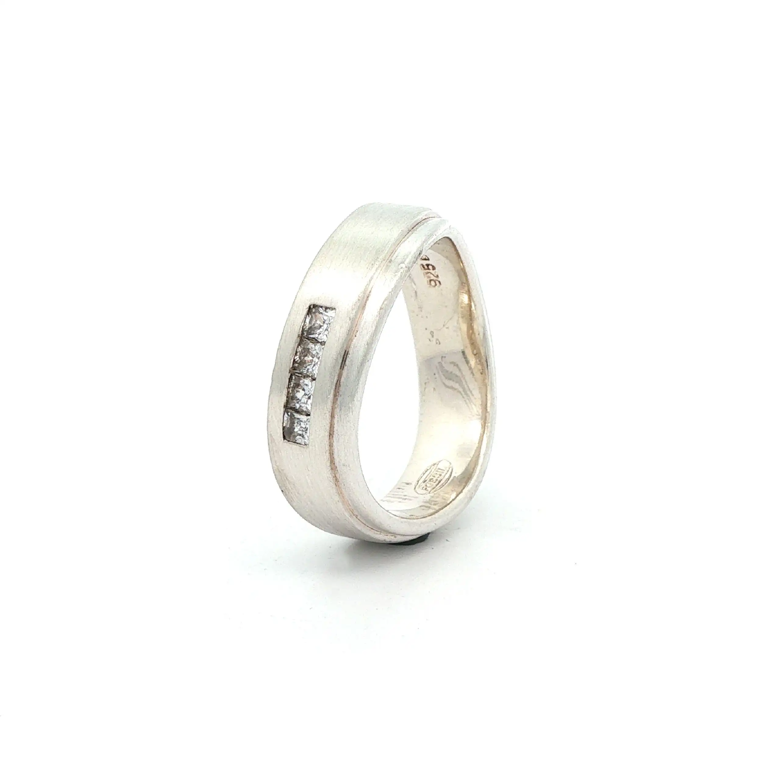 Ring Silber mit Zirkonia von Fossil