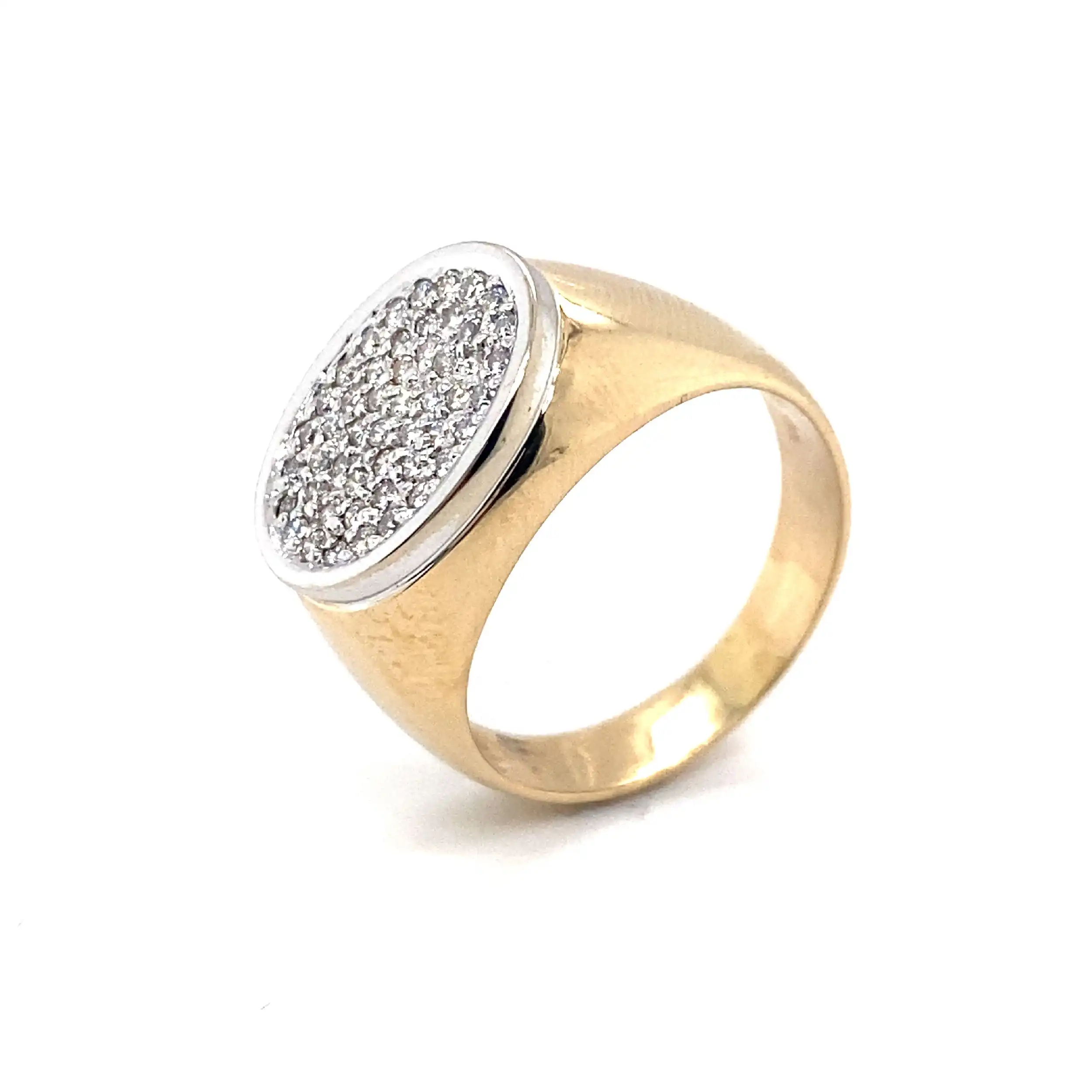 Ring Bicolor mit Brillanten Ring Bicolor mit Brillanten