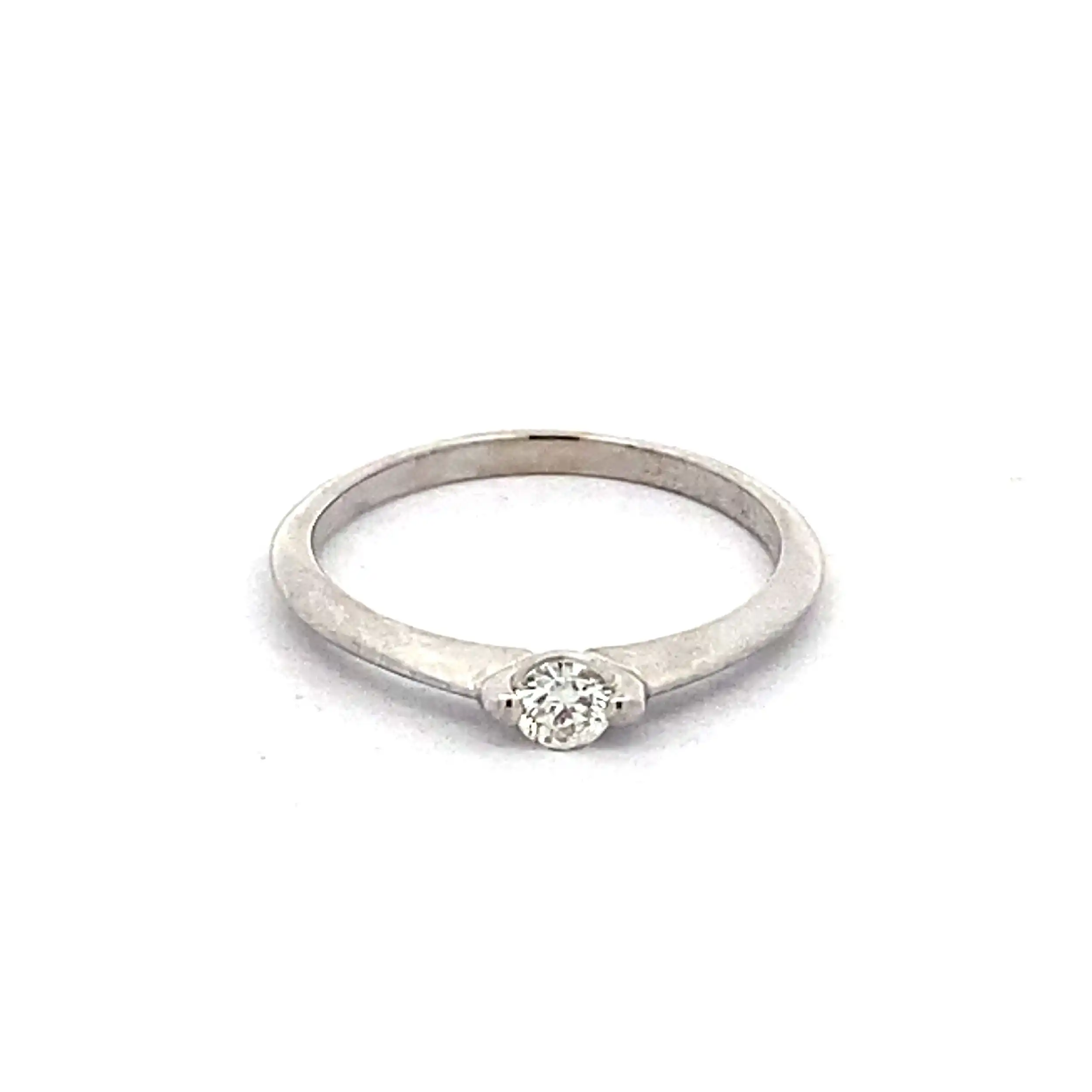 Ring Weißgold mit Brillant by Christ Ring Weißgold mit Brillant by Christ