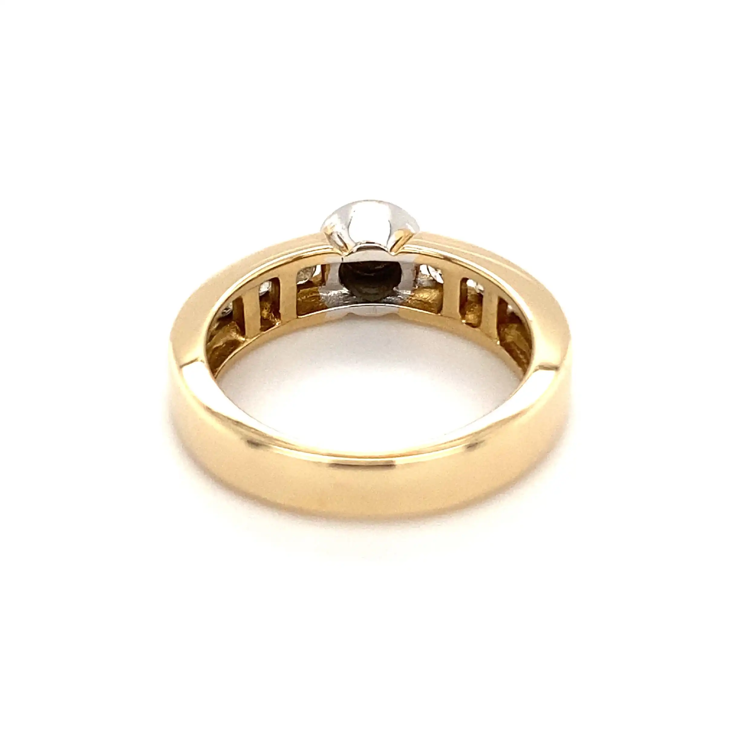 Ring Bicolor mit Brillanten