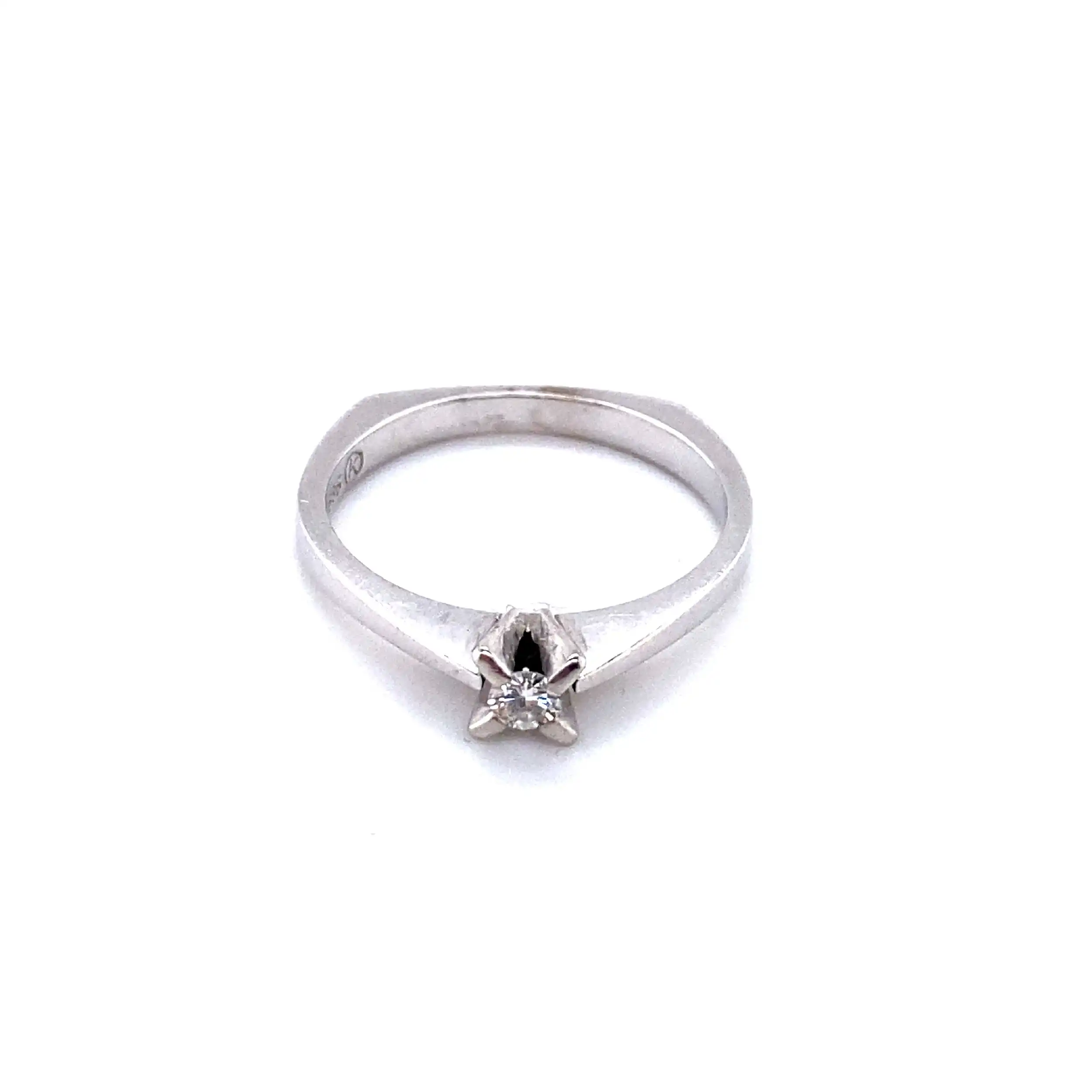 Ring Weißgold mit Brillant