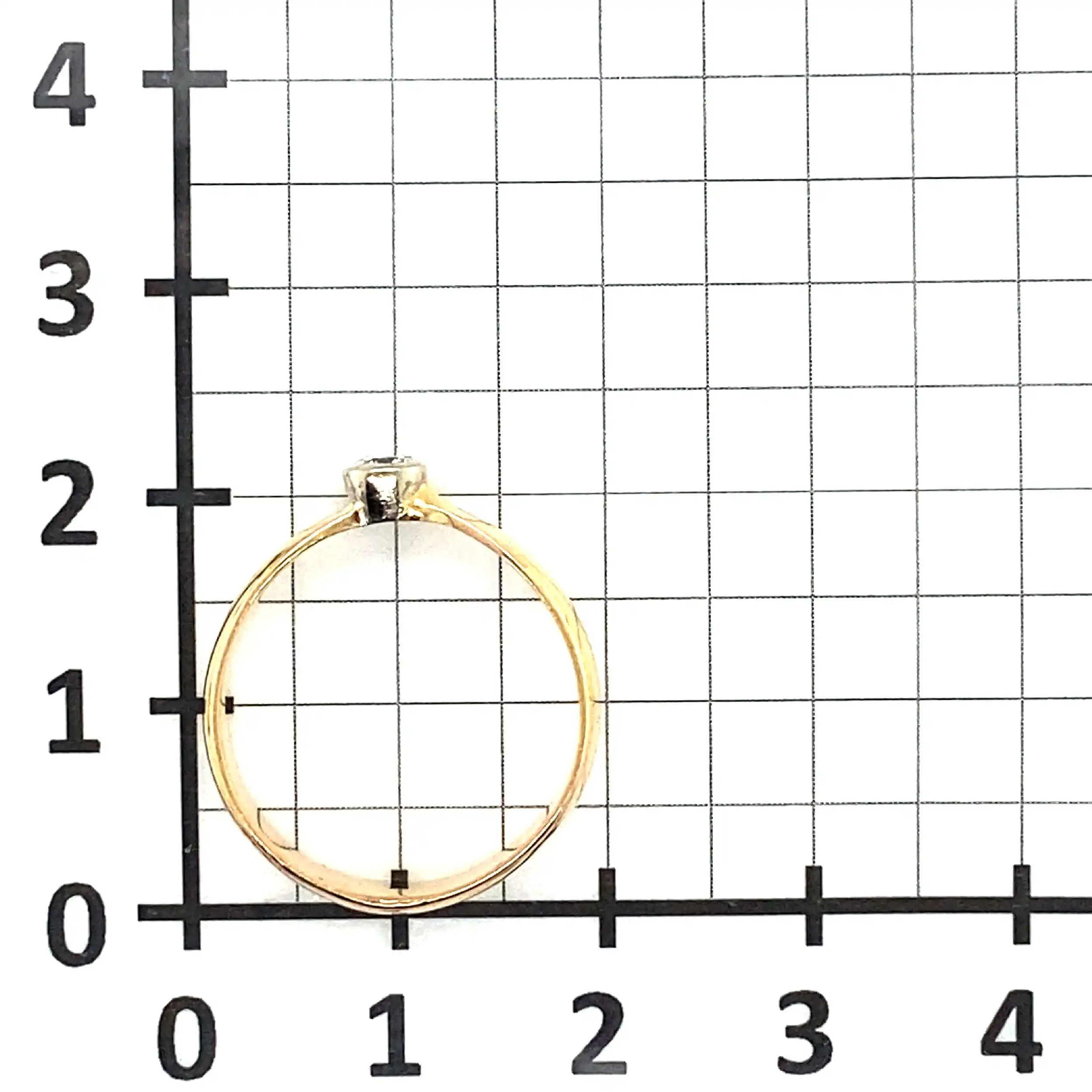 Ring Gelbgold mit Brillant Ring Gelbgold mit Brillant