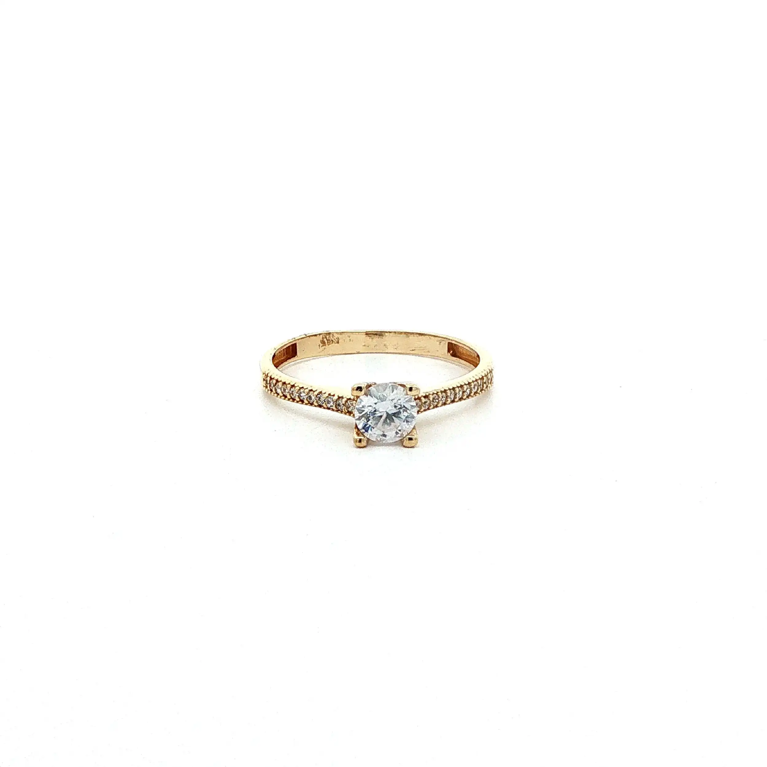 Ring Gelbgold mit Zirkonia Ring Gelbgold mit Zirkonia