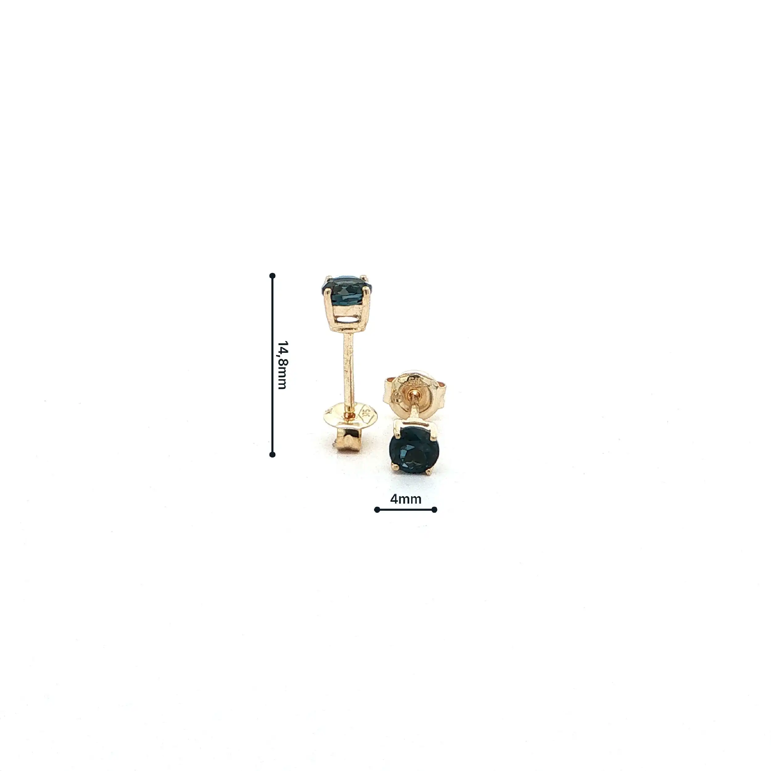 Ohrstecker Gelbgold von Christ mit Topas Ohrstecker Gelbgold von Christ mit Topas