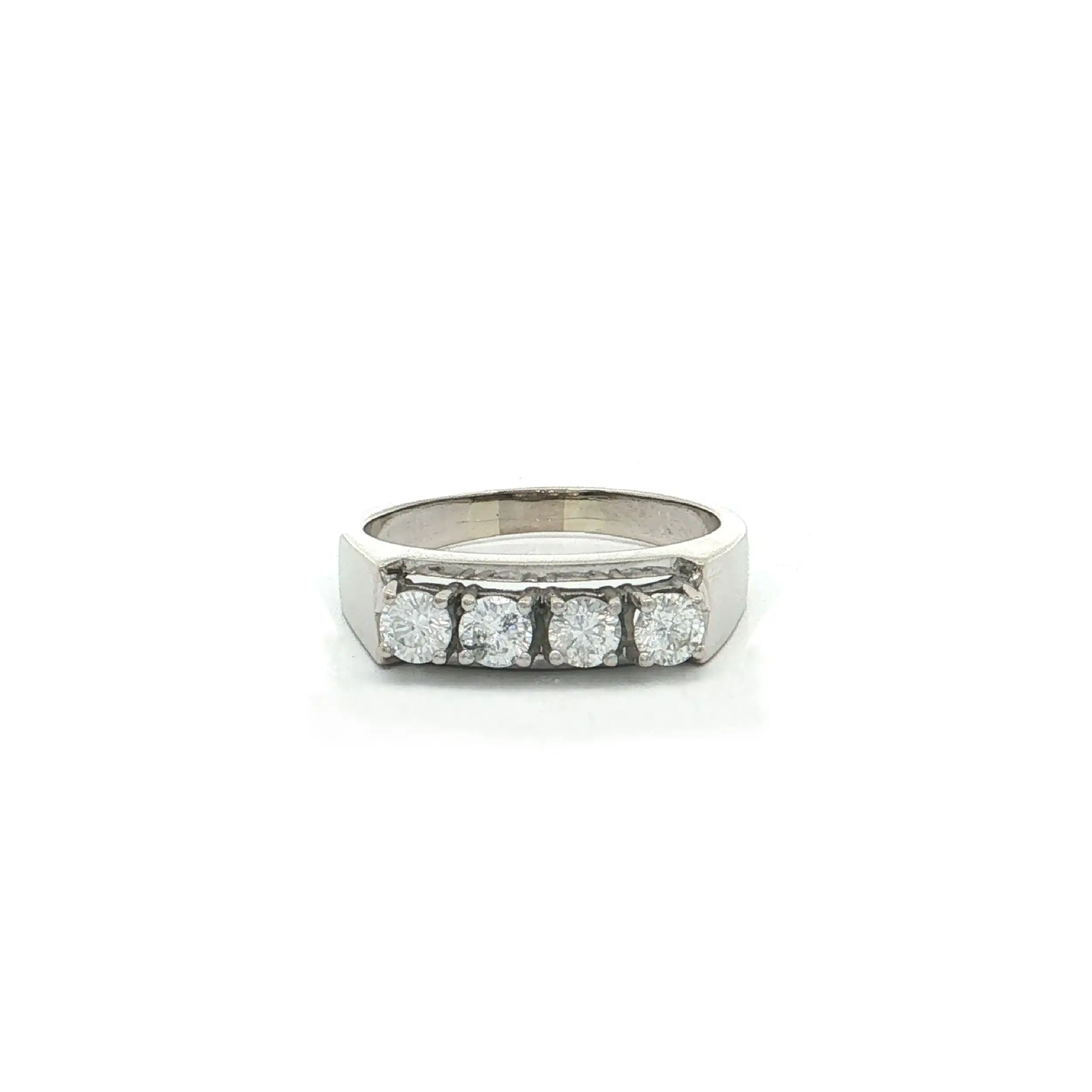 Ring Weißgold mit Brillanten Ring Weißgold mit Brillanten