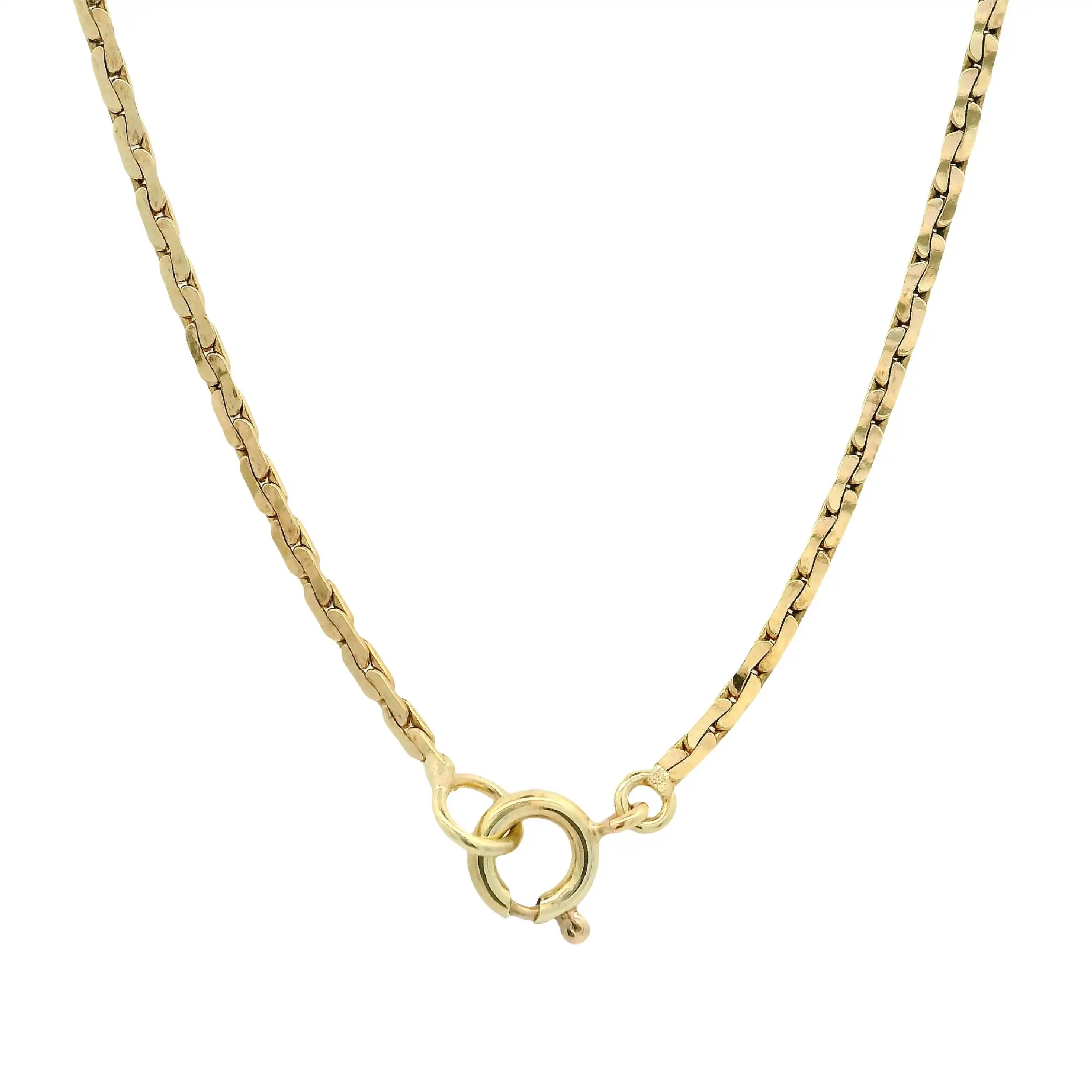 Collier Gelbgold mit Granat Collier Gelbgold mit Granat