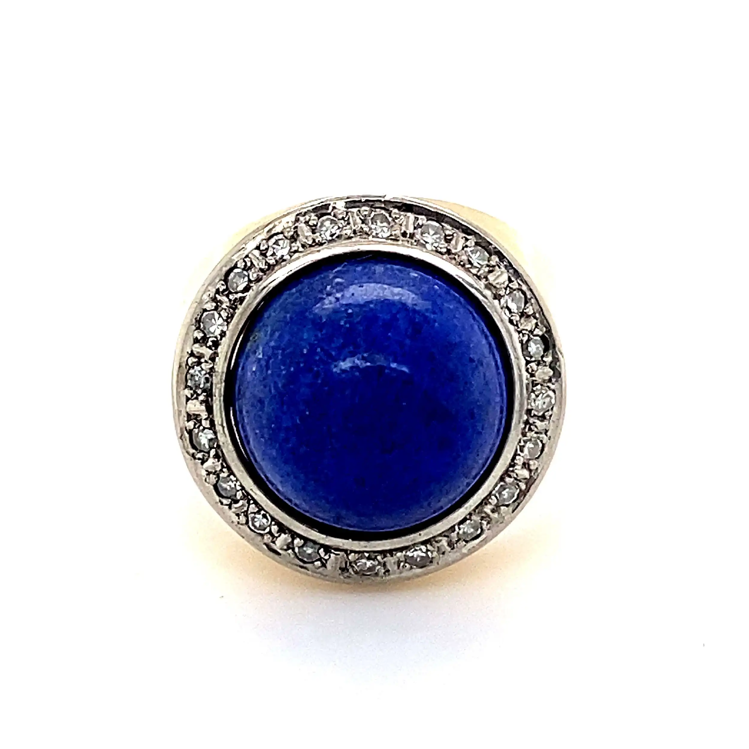 Ring Bicolor mit Lapislazuli und Diamanten Ring Bicolor mit Lapislazuli und Diamanten