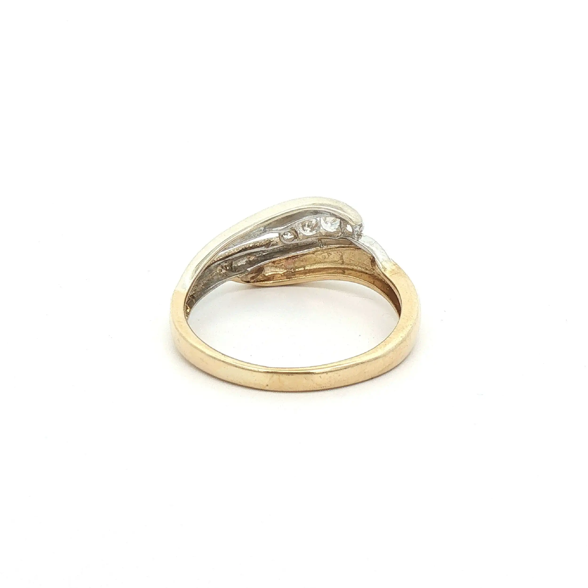 Ring Bicolor mit Zirkonia