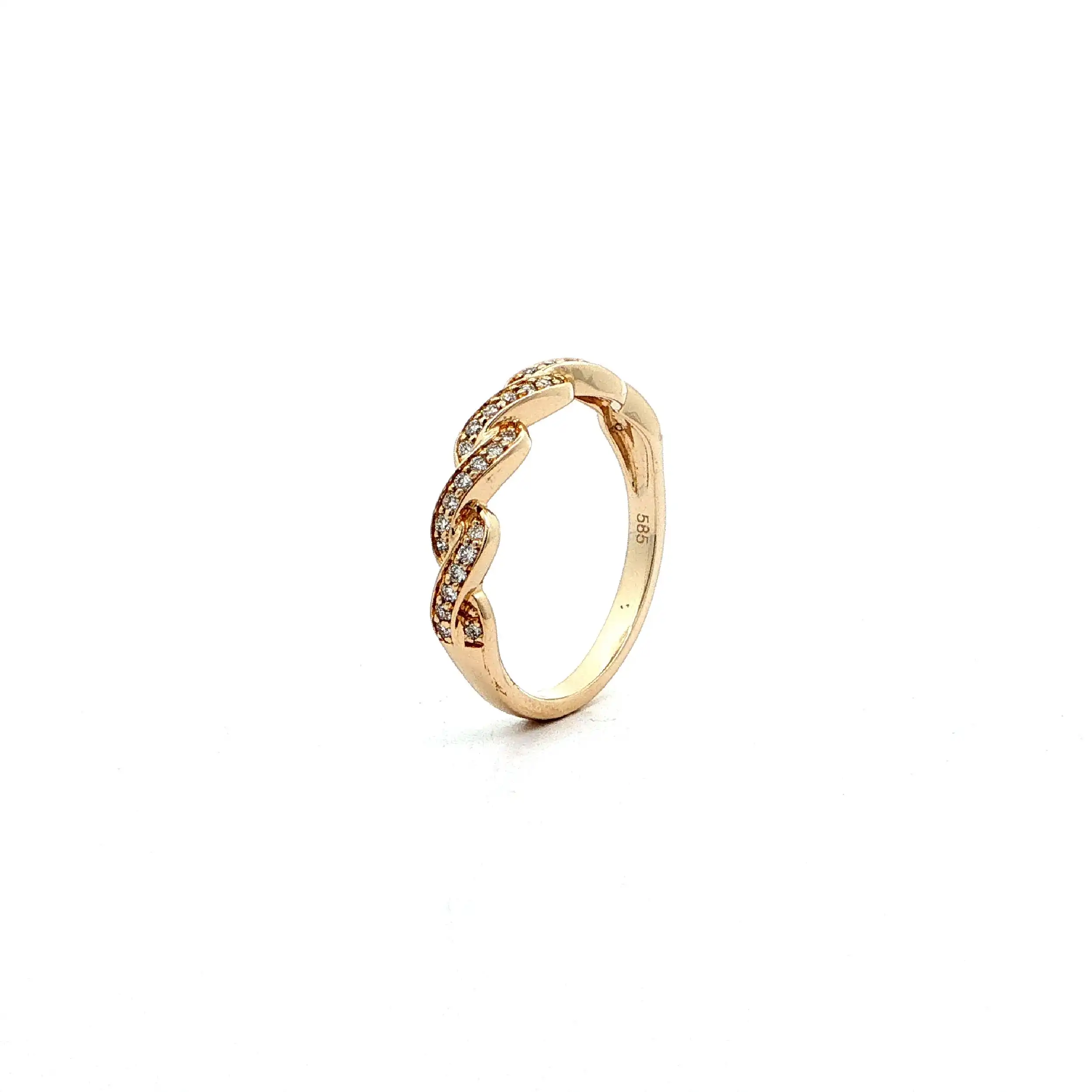 Ring Gelbgold mit Brillanten Ring Gelbgold mit Brillanten