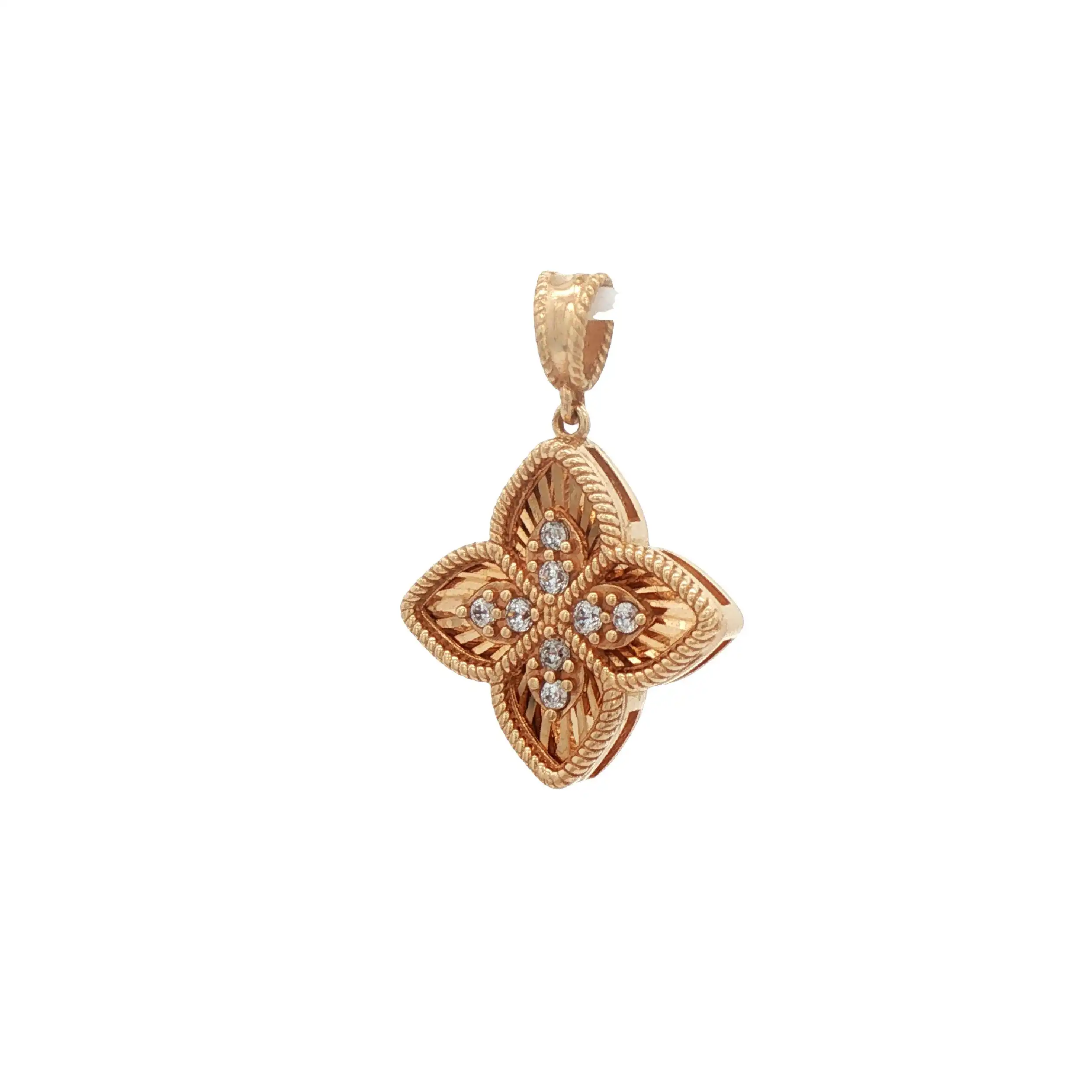Anhänger Gelbgold mit Zirkonia Anhänger Gelbgold mit Zirkonia