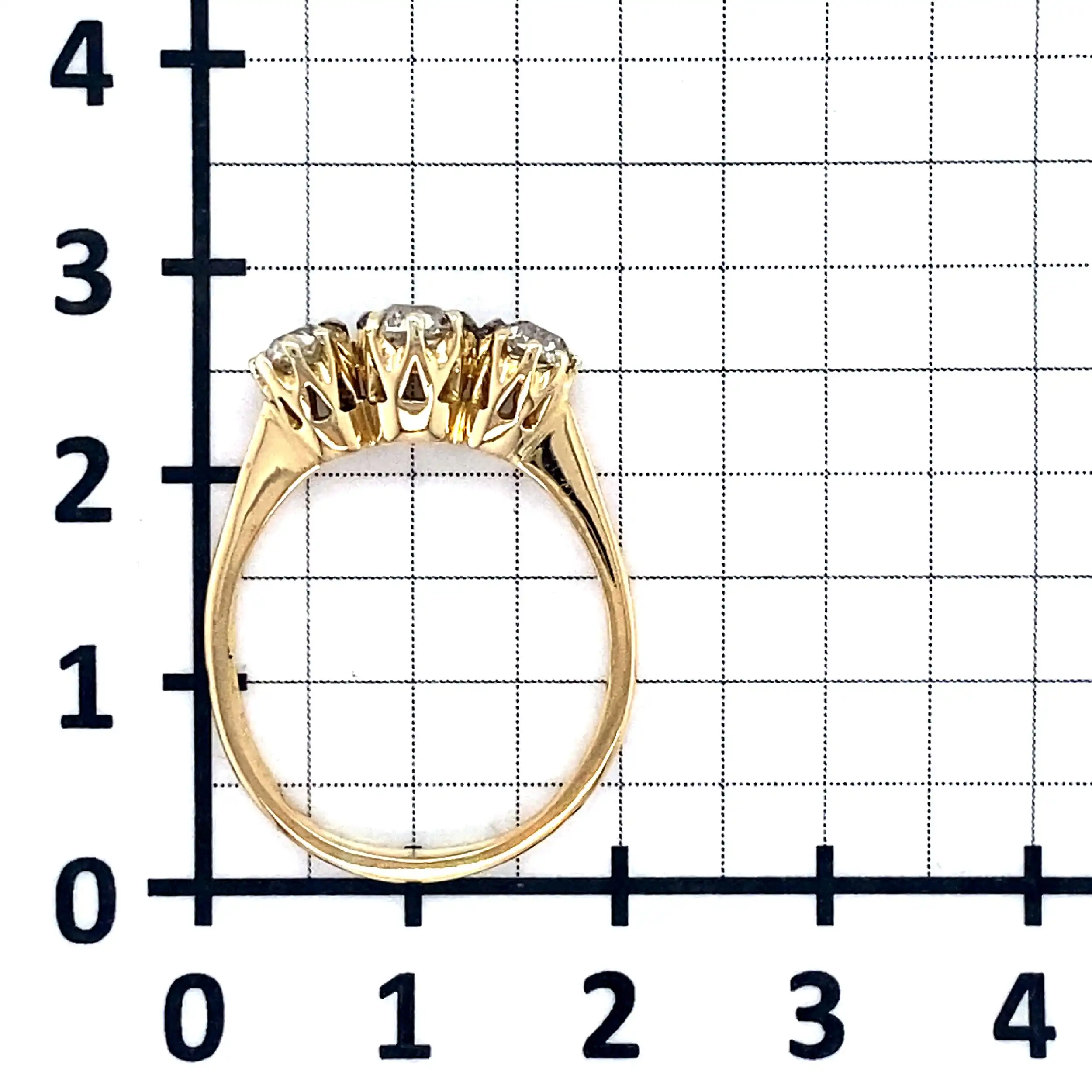 Ring Gelbgold mit Altschliff Diamanten Ring Gelbgold mit Altschliff Diamanten