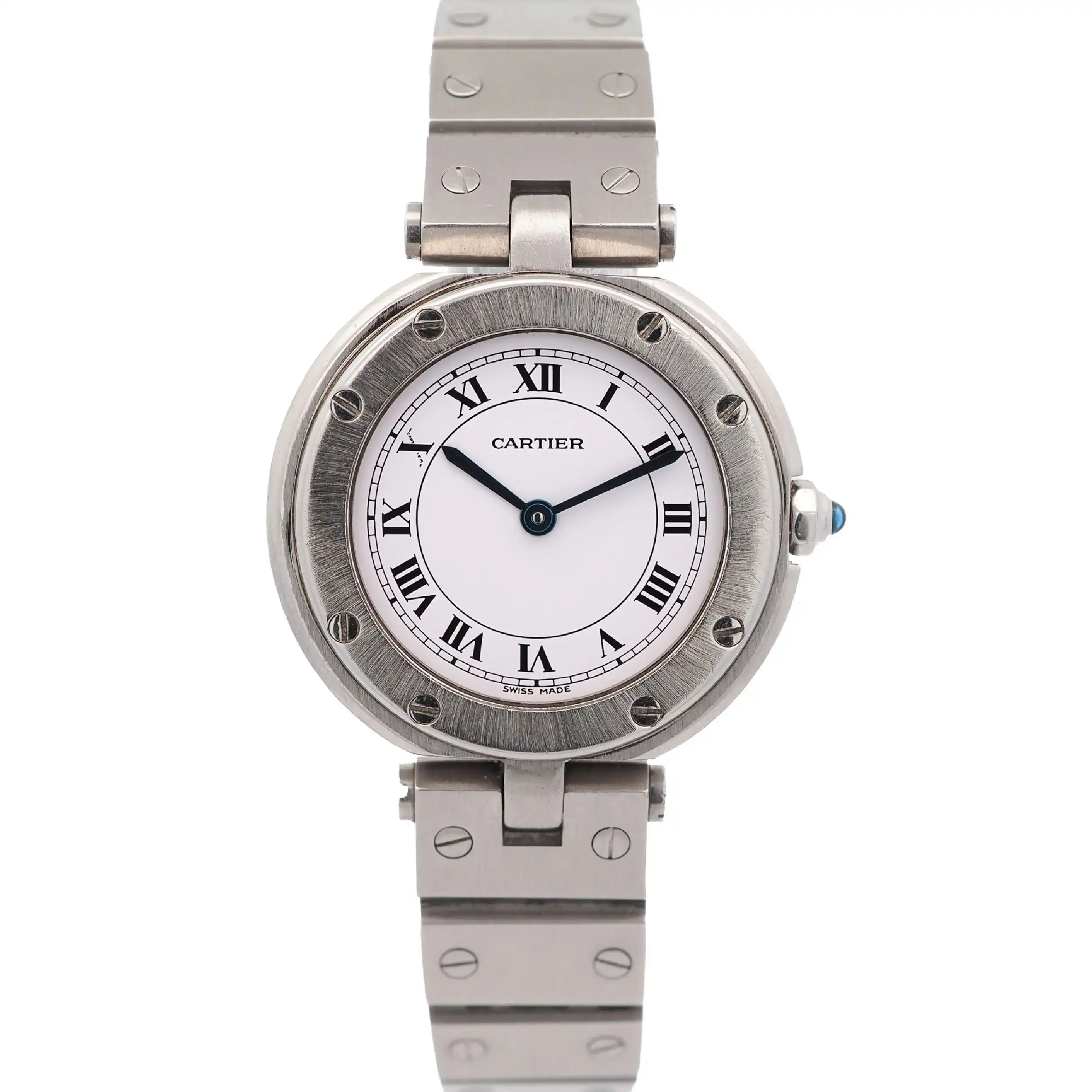 Damenuhr Cartier Santos Vendome Stahl Ref.8192 Damenuhr Cartier Santos Vendome Stahl Ref.8192