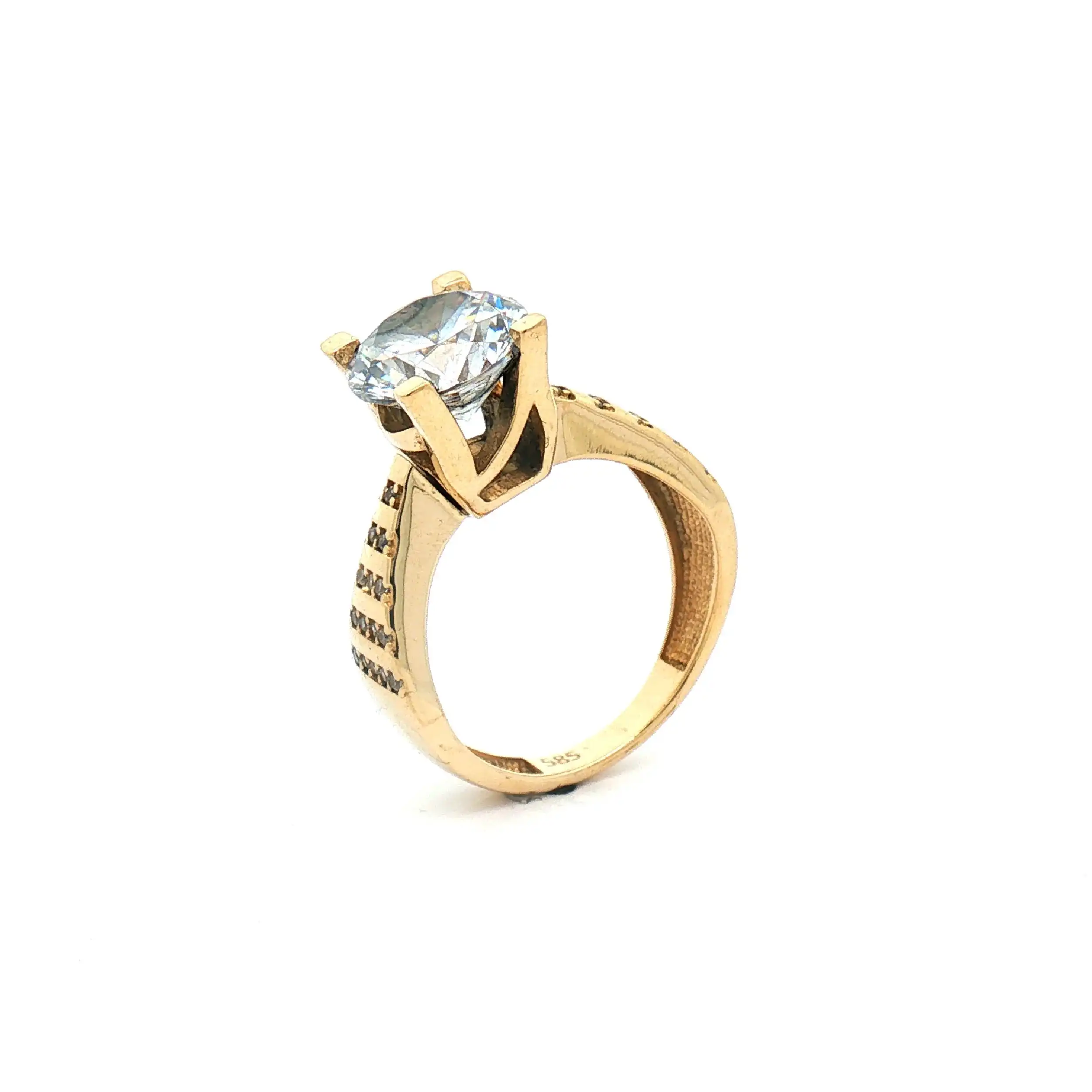 Ring Gelbgold mit Zirkonia