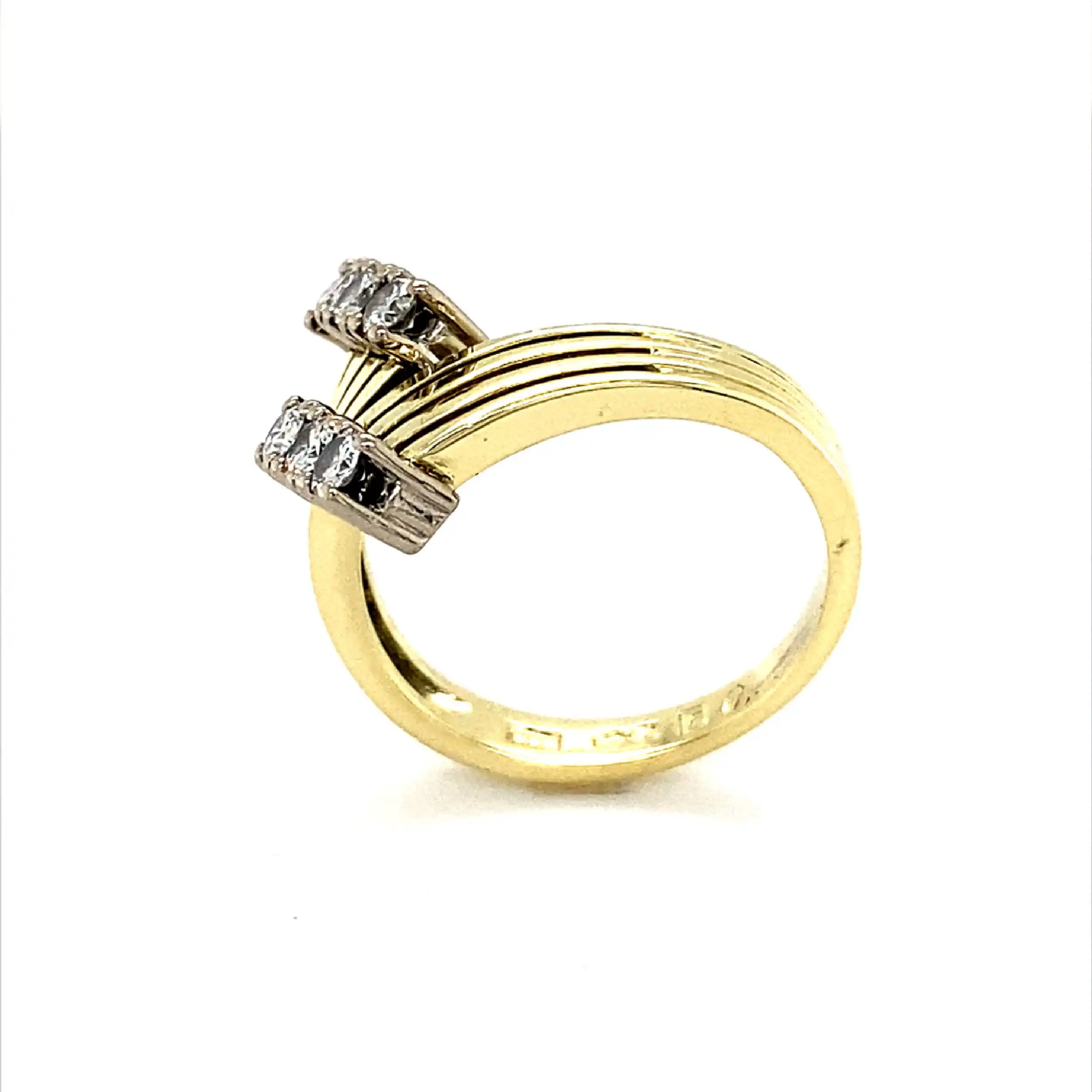 Ring Bicolor mit Brillanten Ring Bicolor mit Brillanten