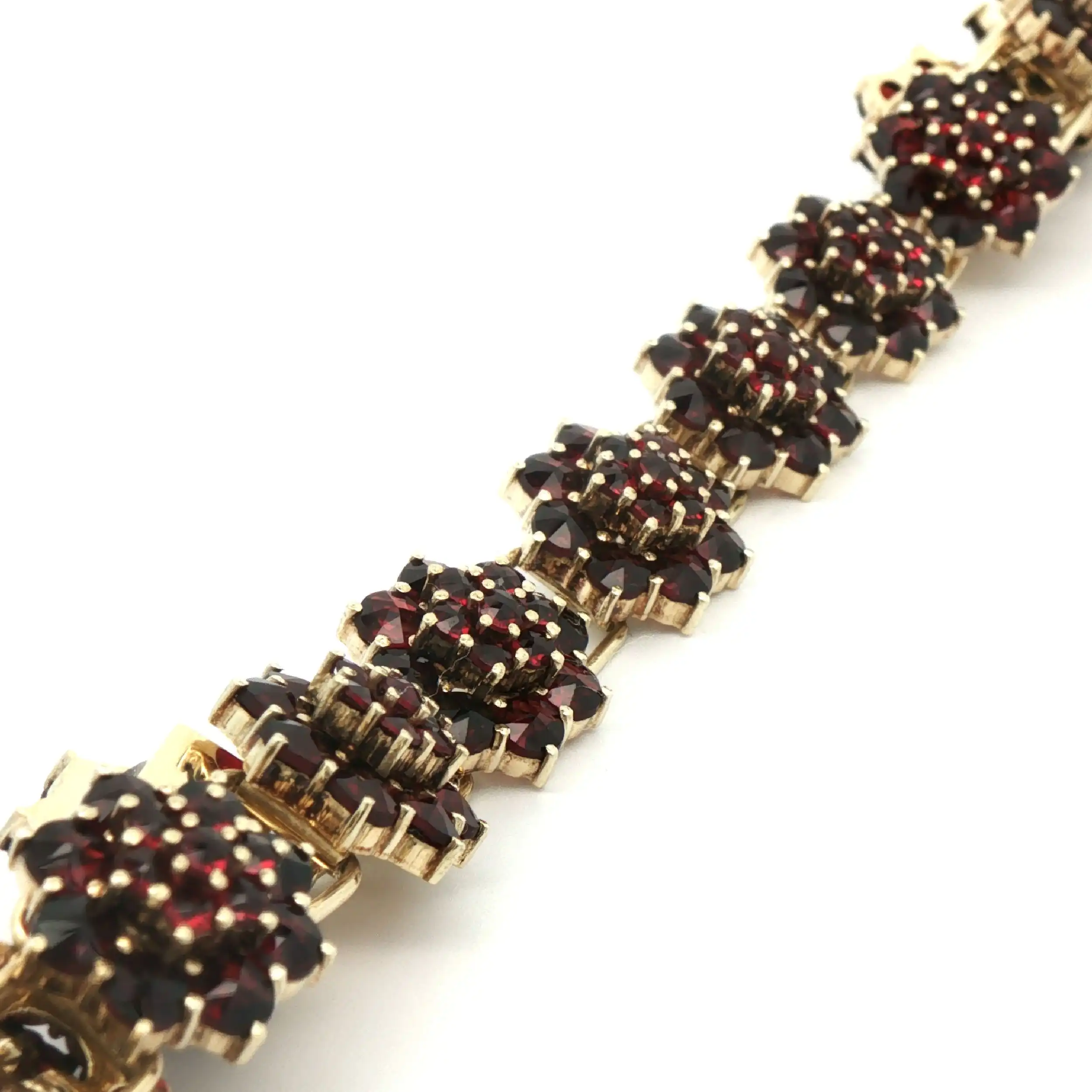 Armband Gelbgold mit Granat